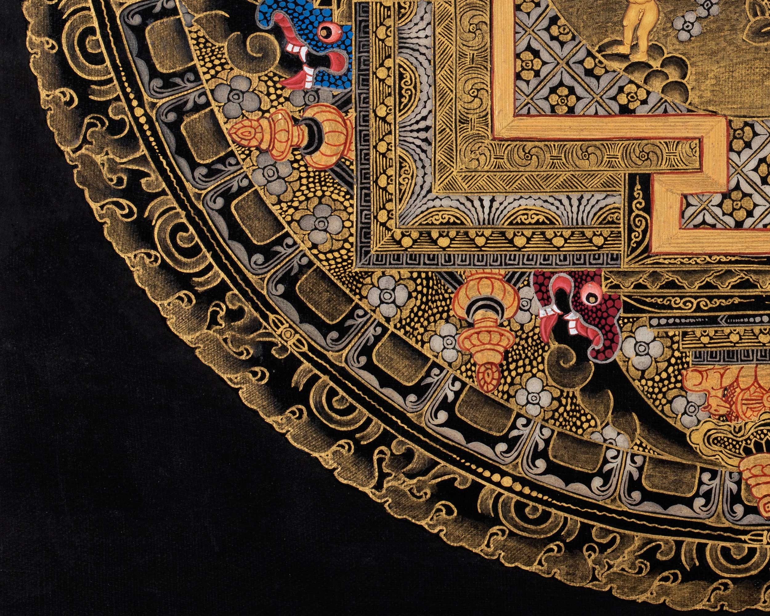 Mayadevi Wall Handing Mandala Thangka | Original Tibetan Painting