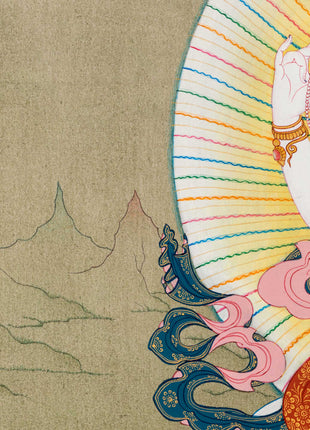Chenrezig, Manjushri and Vajrapani, Trio Bodhisattva Thangka