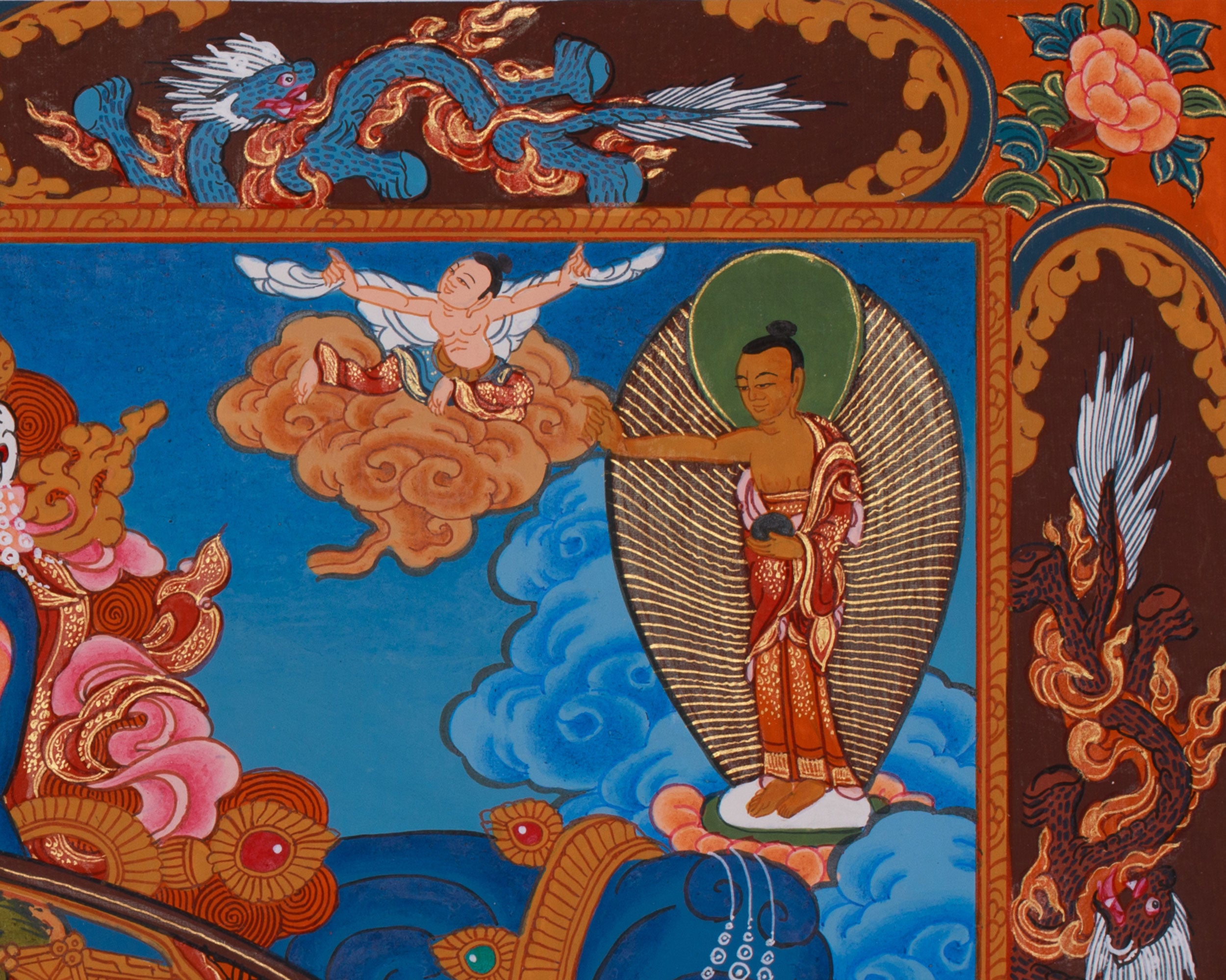 Wheel of Life Samsara Thangka | Cycle of Existence and Path to Enlightenment