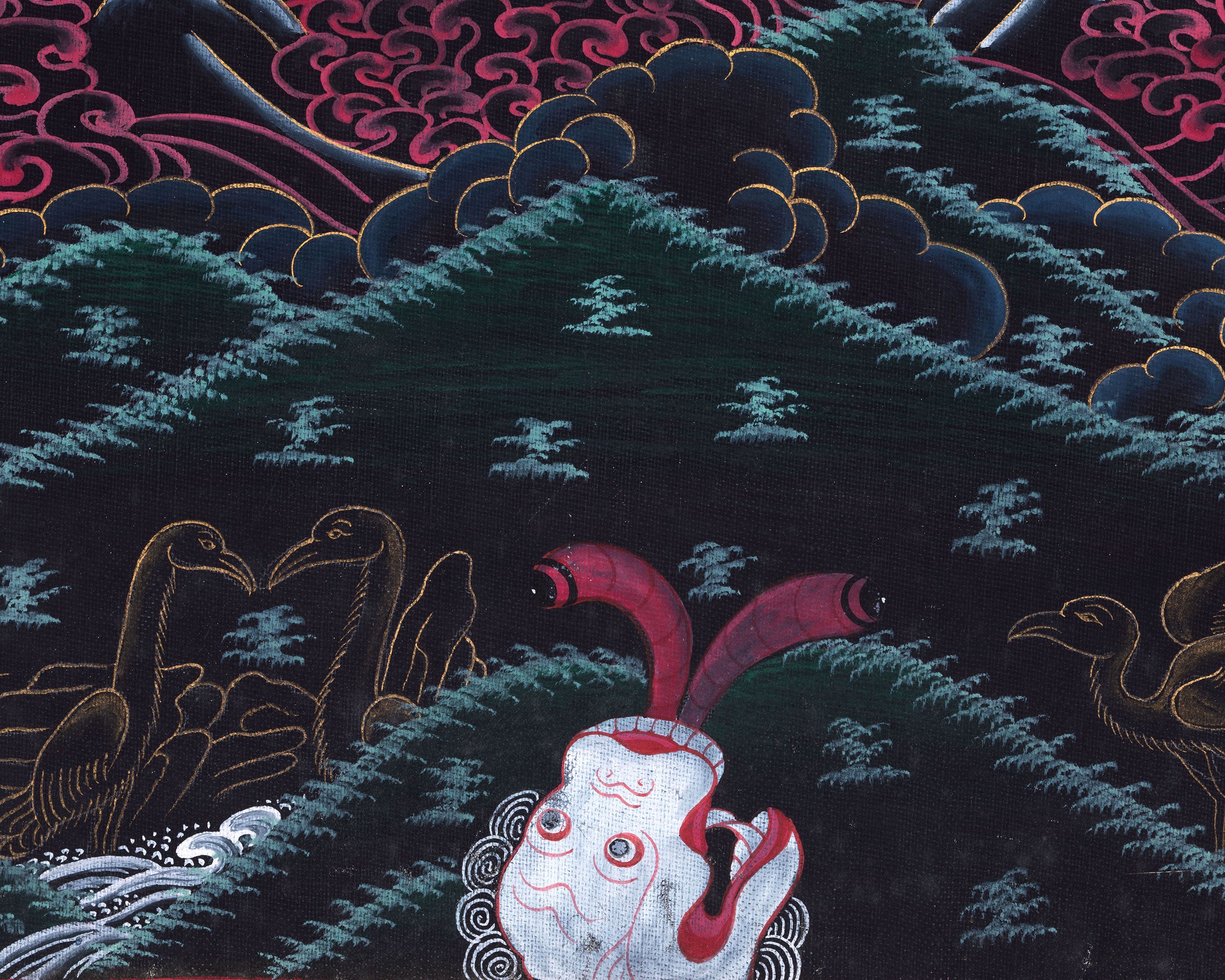 Palden Lhamo Thangka | Traditional Tibetan Art | Wall Decors
