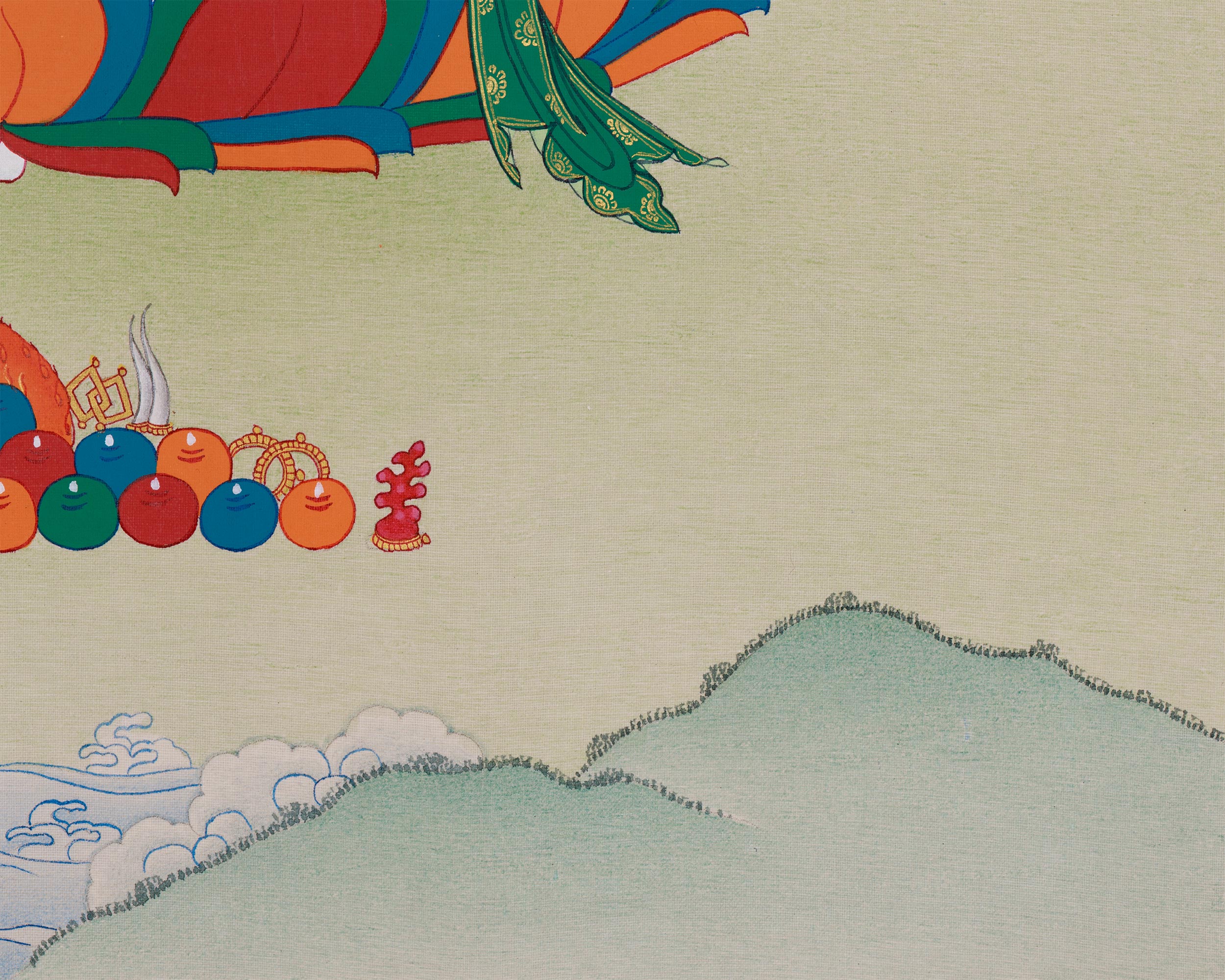 Tibetan Manjushri, Wisdom Deity | Bodhisattva of Knowledge