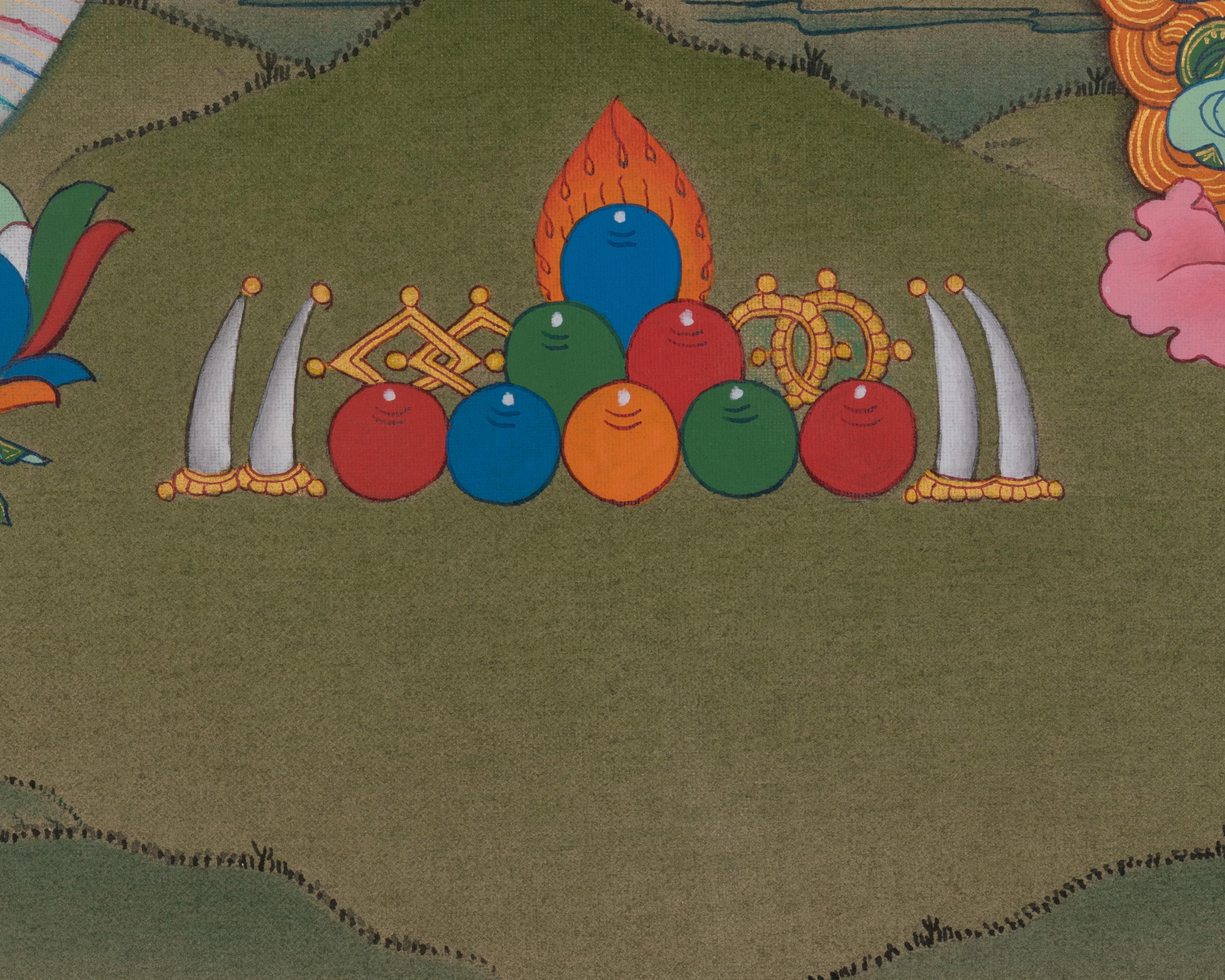 Chenrezig Himalayan Thangka | Bodhisattva Deity | Avalokiteshvara Art