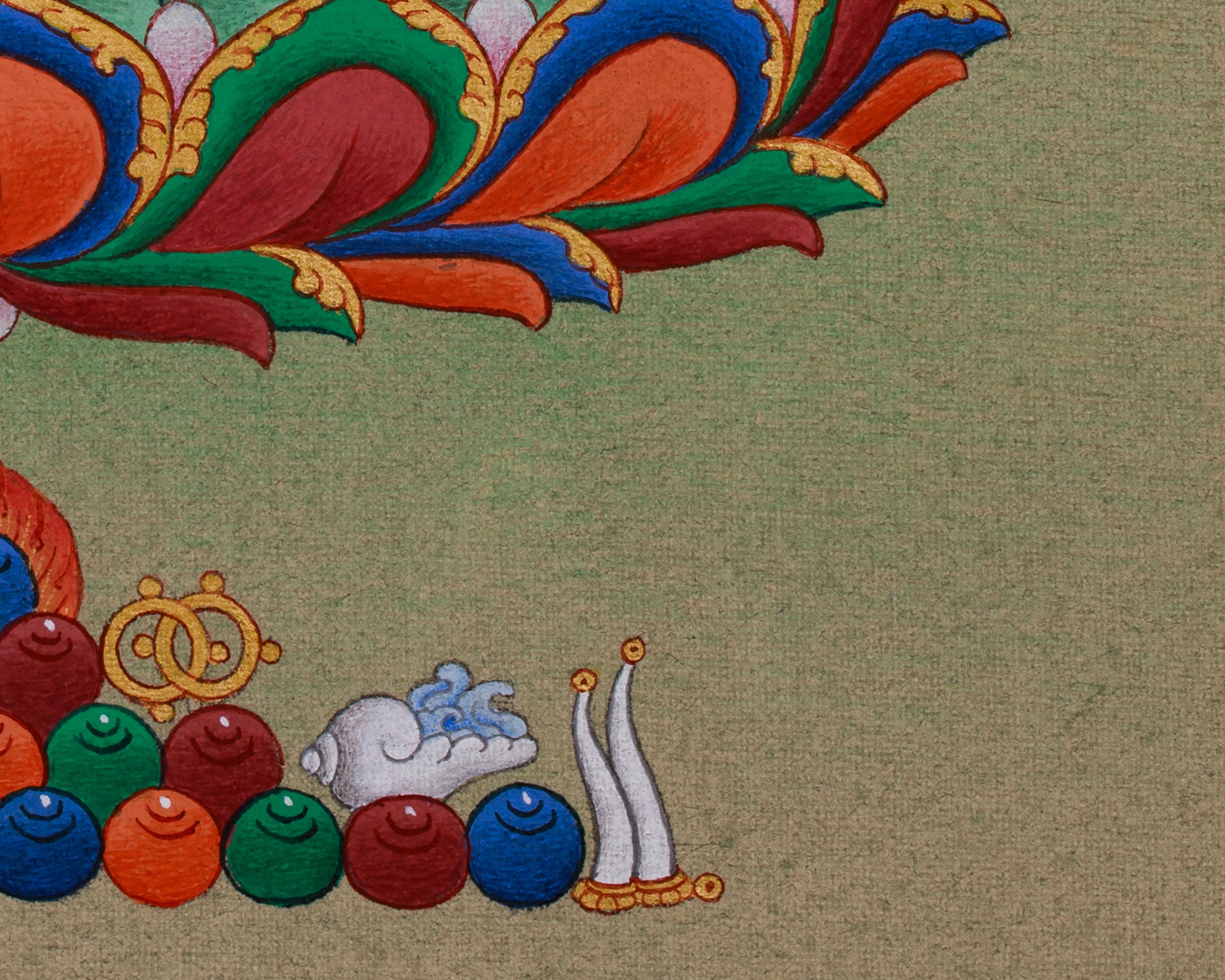 Compact Buddha Shakyamuni Thangka | Buddha of Enlightenment