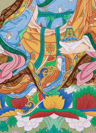 Lotus Vajra Guru Rinpoche | Hand-Painted Sacred Art