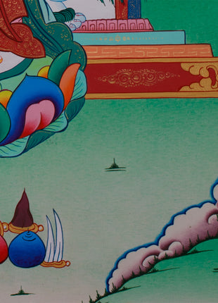 Hand-Painted Maitreya Buddha Art | Symbol of Future Enlightenment and Compassion