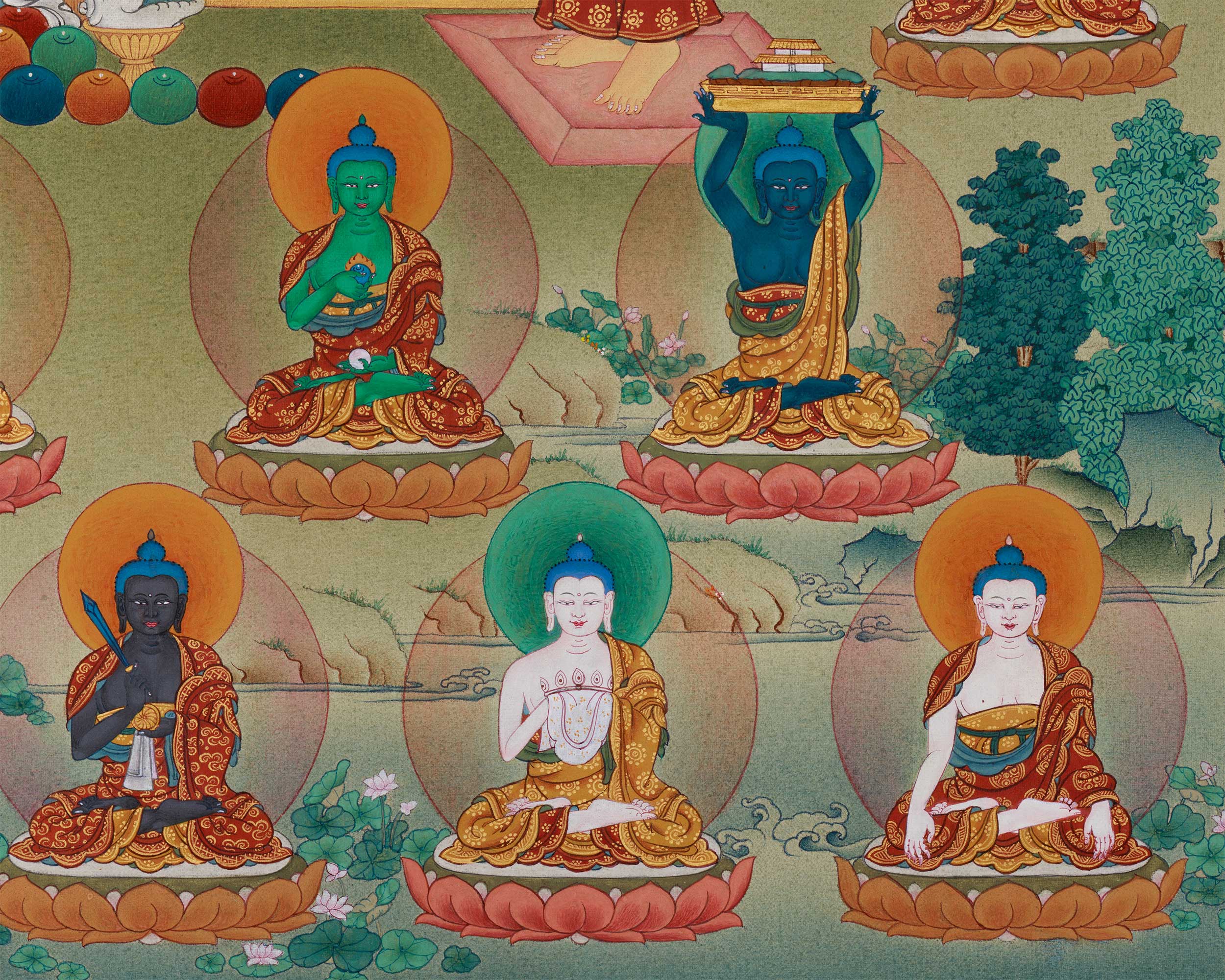 The Thirty-Five Confession Buddhas | Tapestry of Purification and Enlightenment