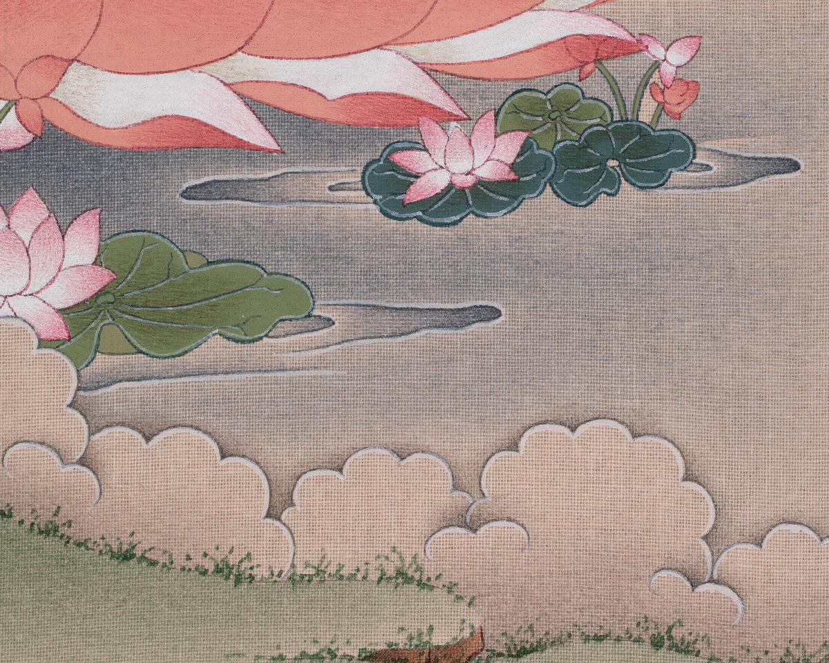 Shakyamuni Buddha Hand-painted Art | Siddhartha Gautam | Enlightened Master Painting