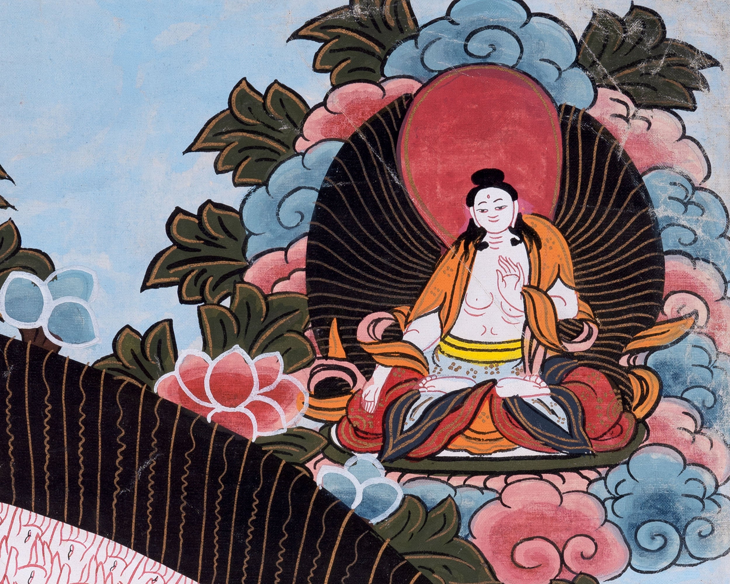 1000 Armed Avalokiteshvara | Traditional Tibetan Thangka | Wall Decors