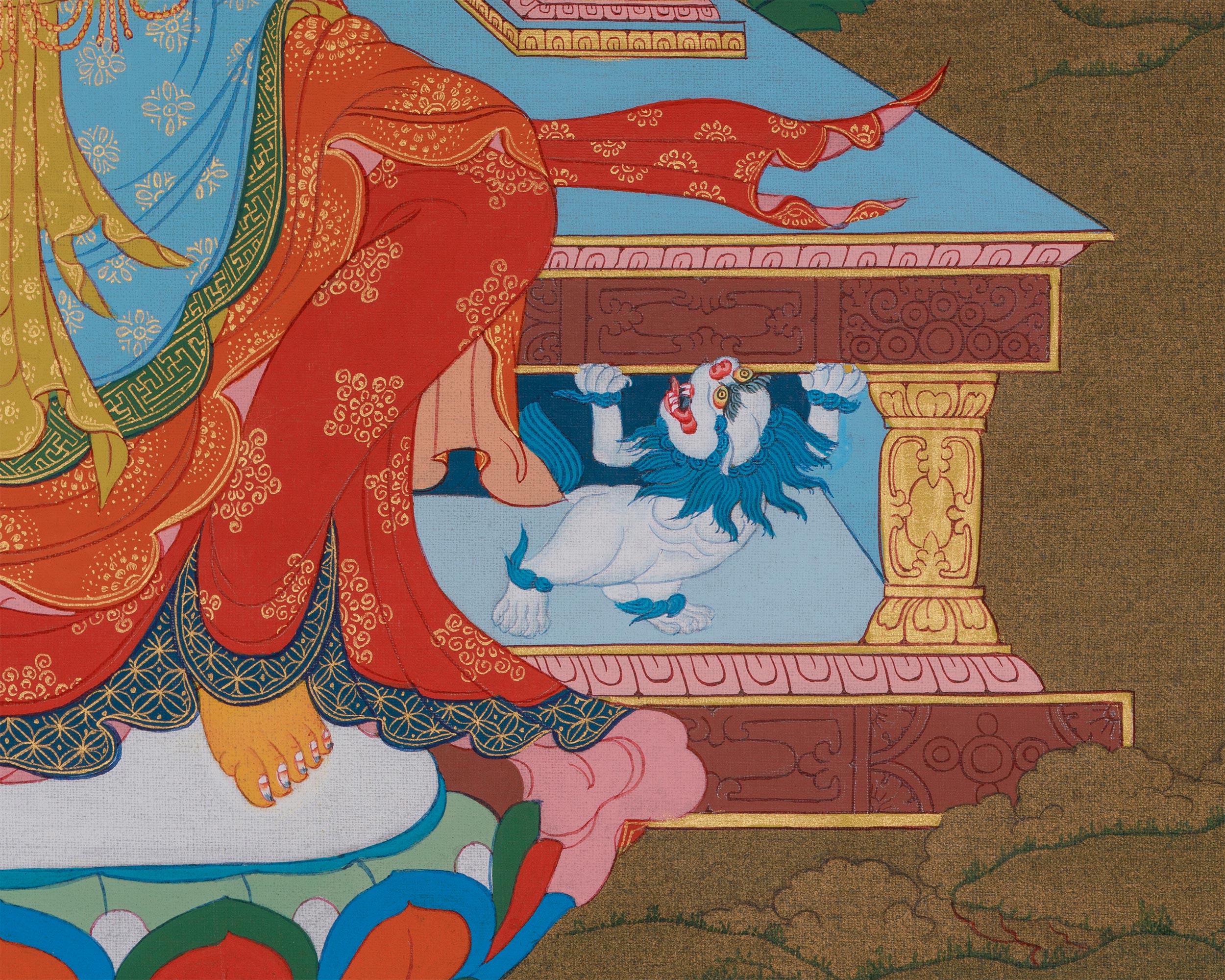Buddha Maitreya Thangka | The Future Buddha of Compassion and Wisdom