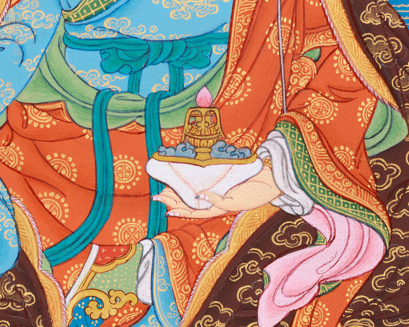 Guru Rinpoche Gold Thangka