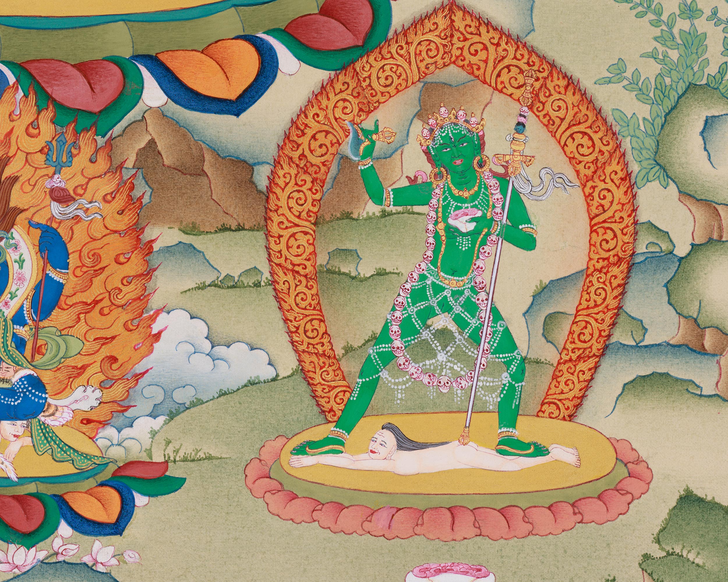 Buddhist Tantric Deity Chakrasamvara | Wheel of Supreme Bliss