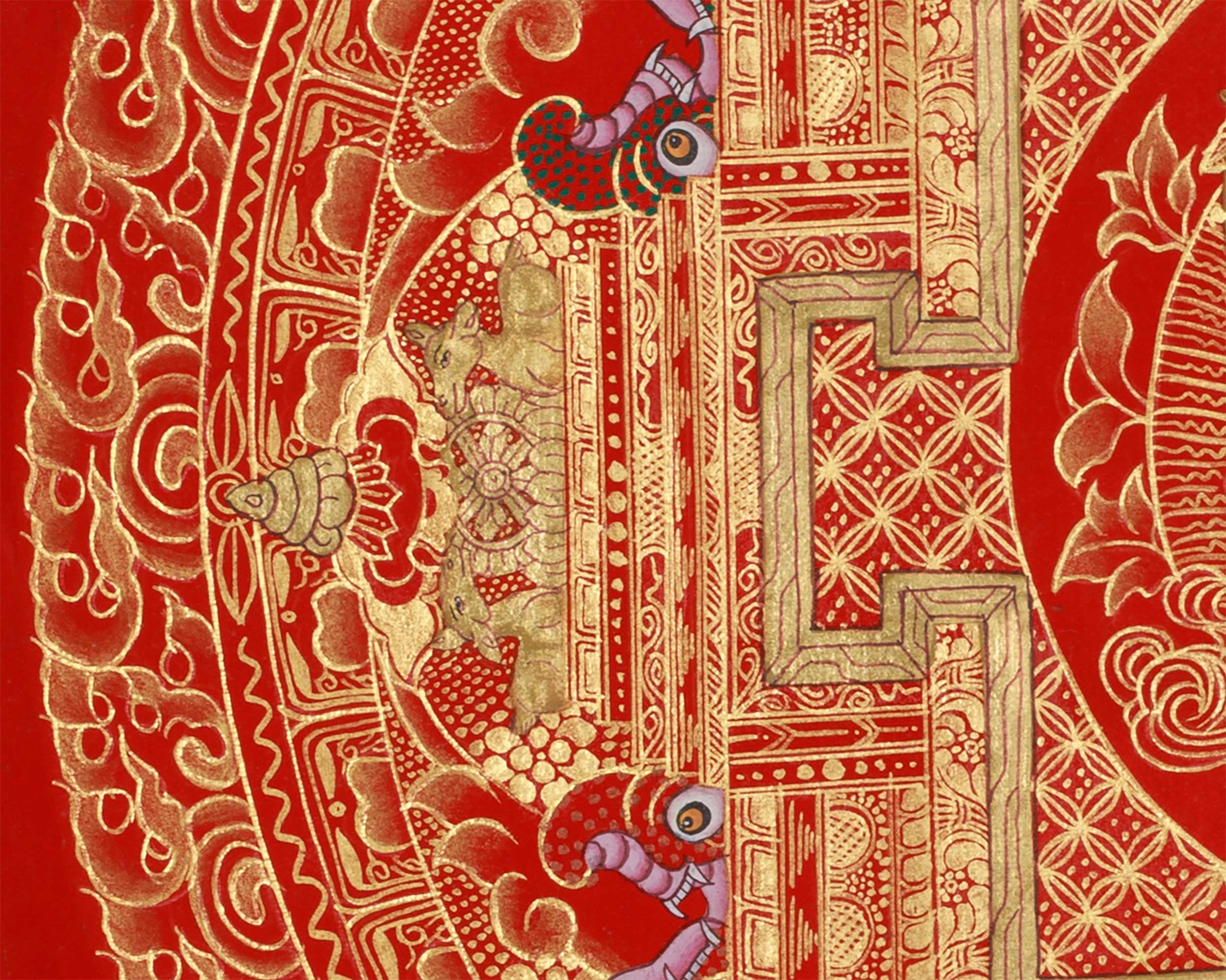 Manjushri and Shakyamuni Buddha Mandala | Buddha of Wisdom and Enlightenment