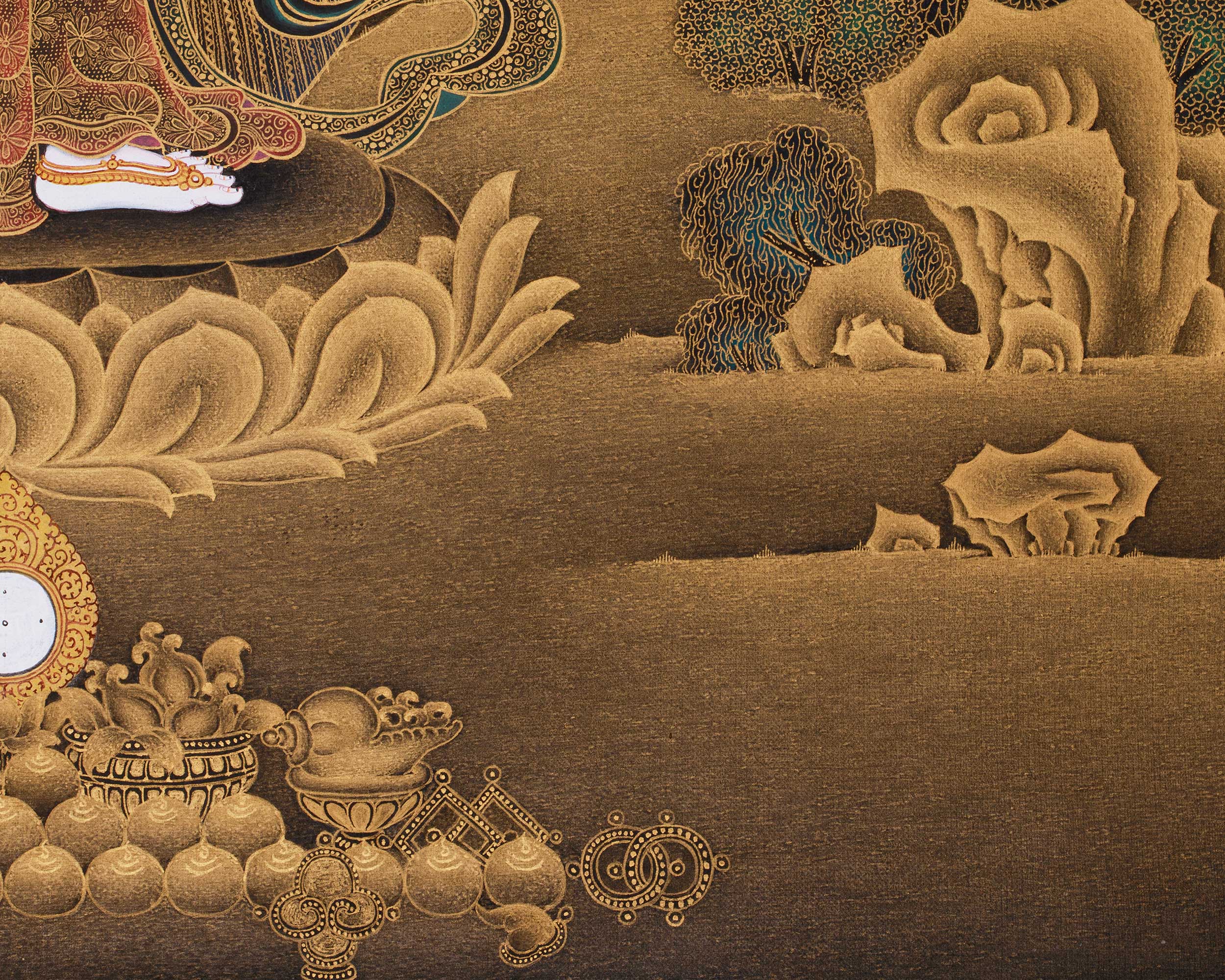 Thousand-Armed Chenrezig Canvas Print | Giclee Artwork of Compassion