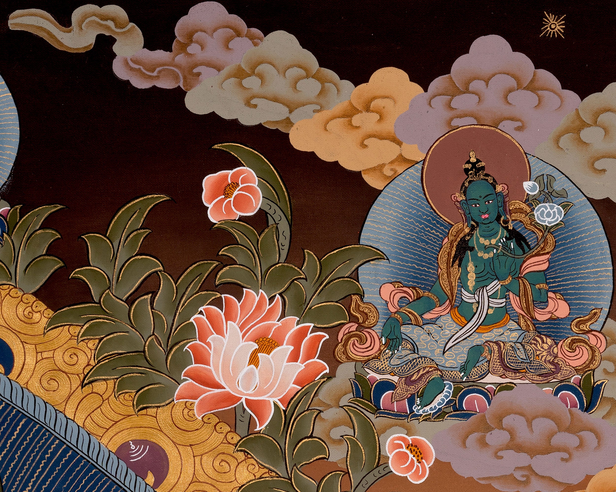 Thousand Armed Avalokiteshvara Painting | Buddhist Art of Mercy and Enlightenment