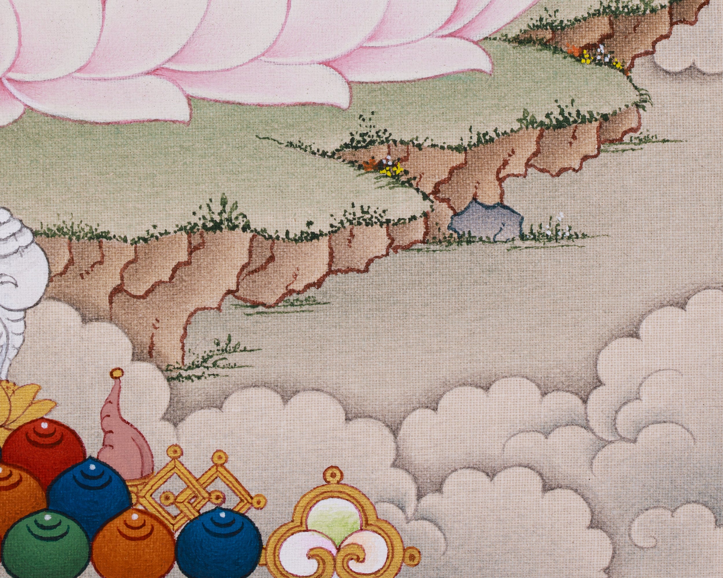 Vajrasattva Meditation Thangka | A Divine Symbol of Purification and Inner Peace