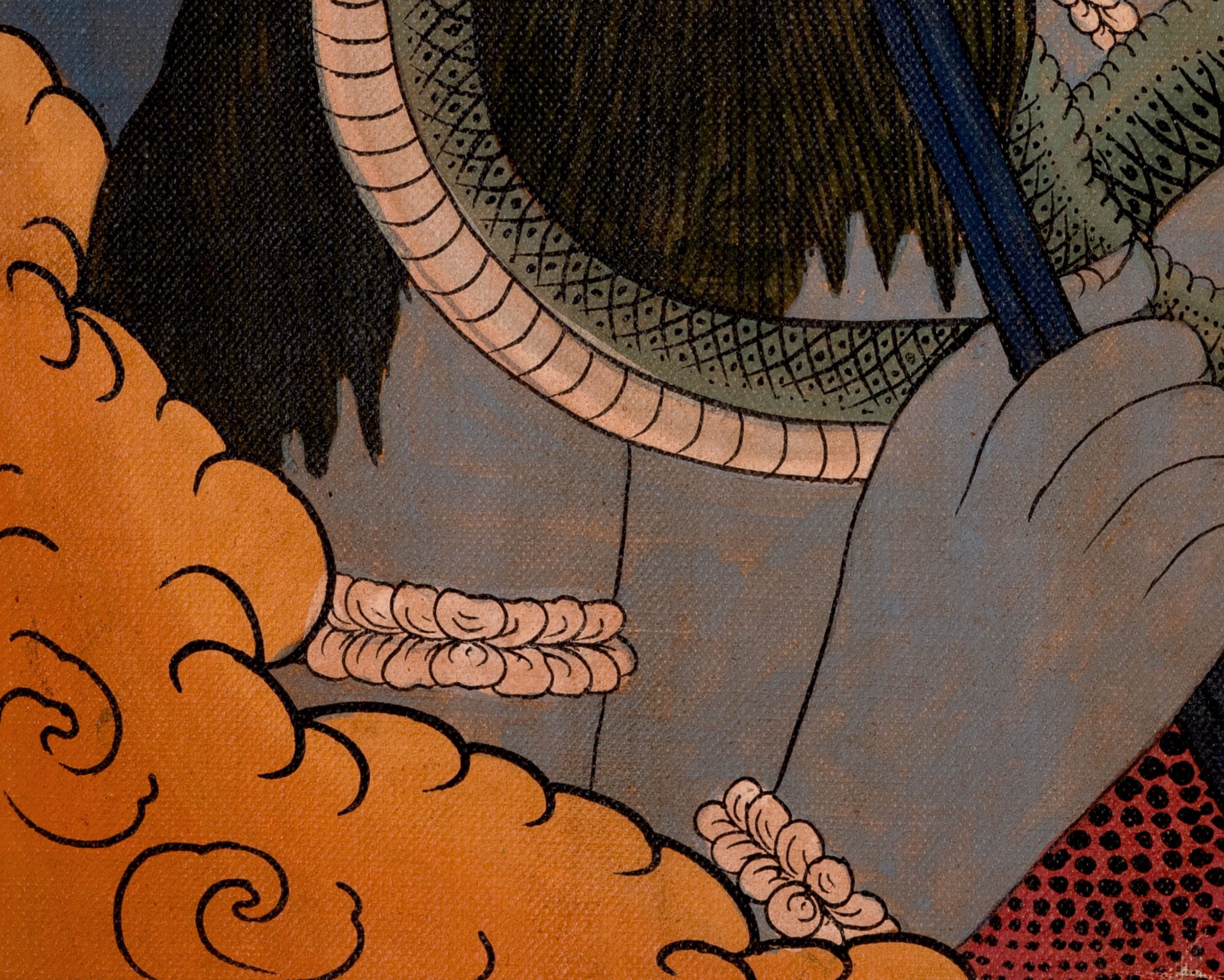 Authentic Lord Shiva Thangka | Himalayan Art of the Destroyer and Transformer