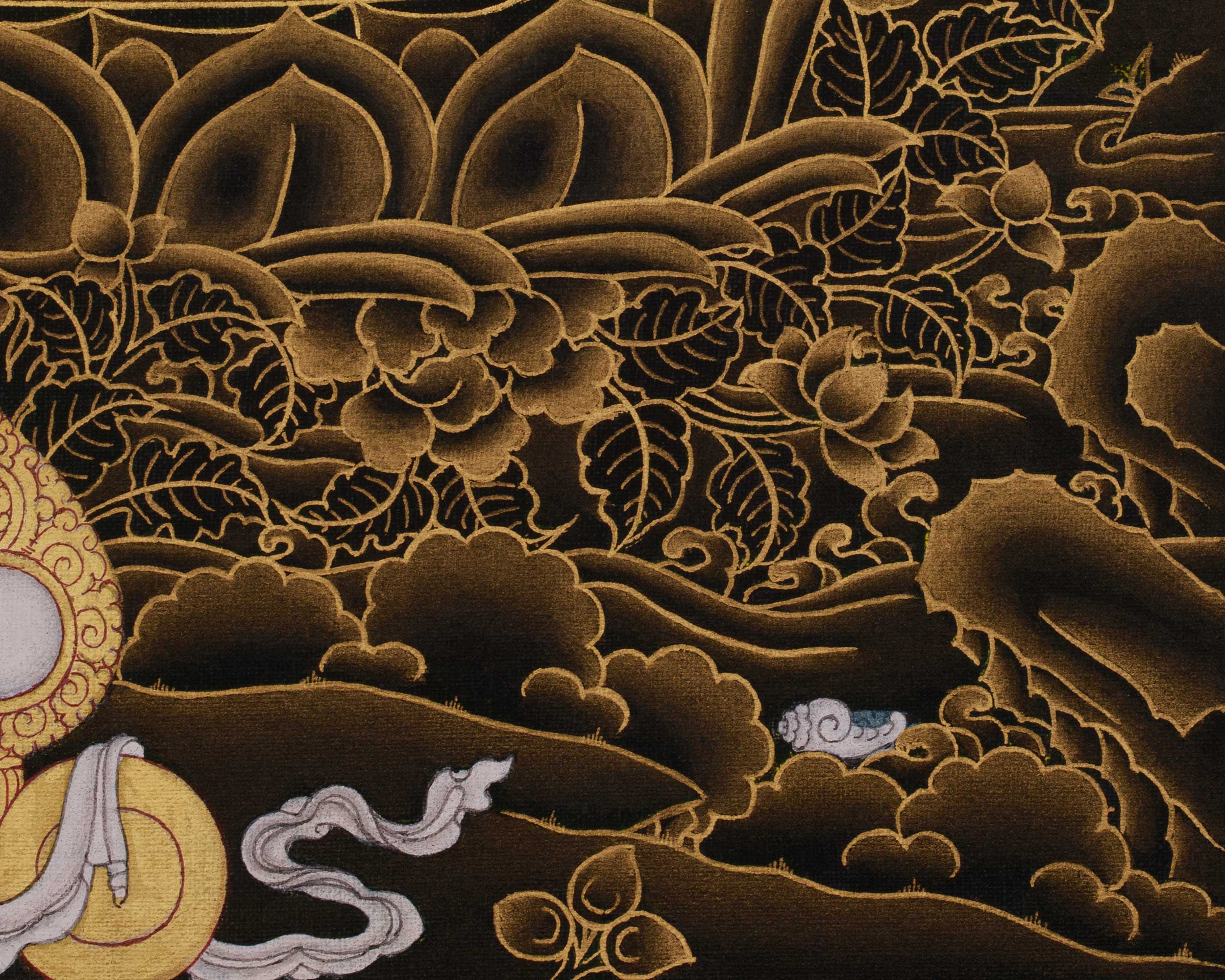 Sacred Thangka Of Chenrezig | Avalokiteshvara Art | Divine Wisdom