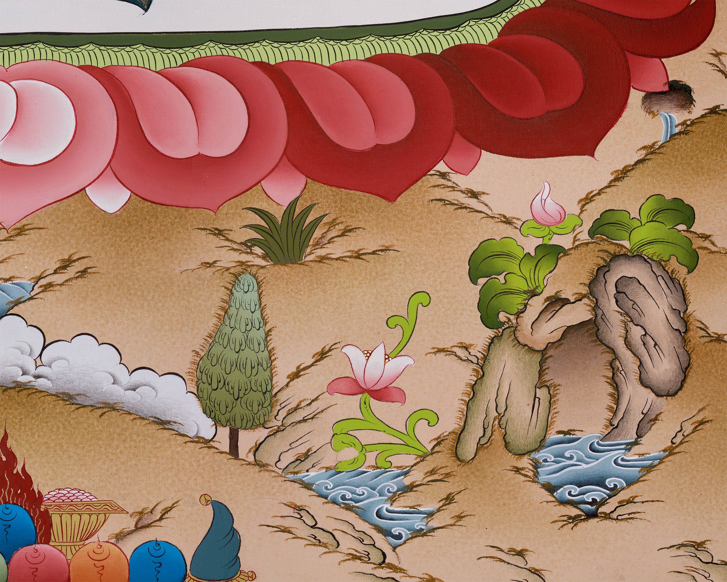 Bodhisattva of Purification, Vajrasattva Thangka | Spiritual Cleansing