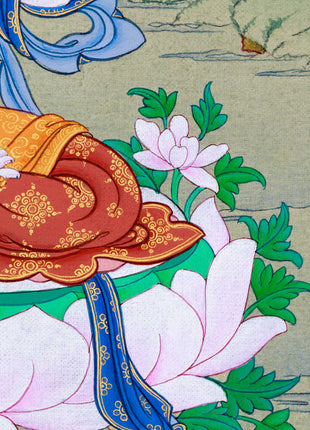 High Quality White Tara Thangka
