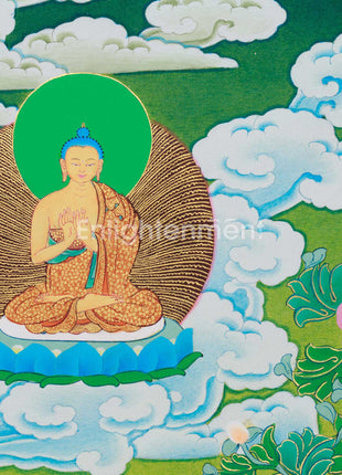 Gautam Buddh Thangka | Traditional Tibetan Buddhist Painting