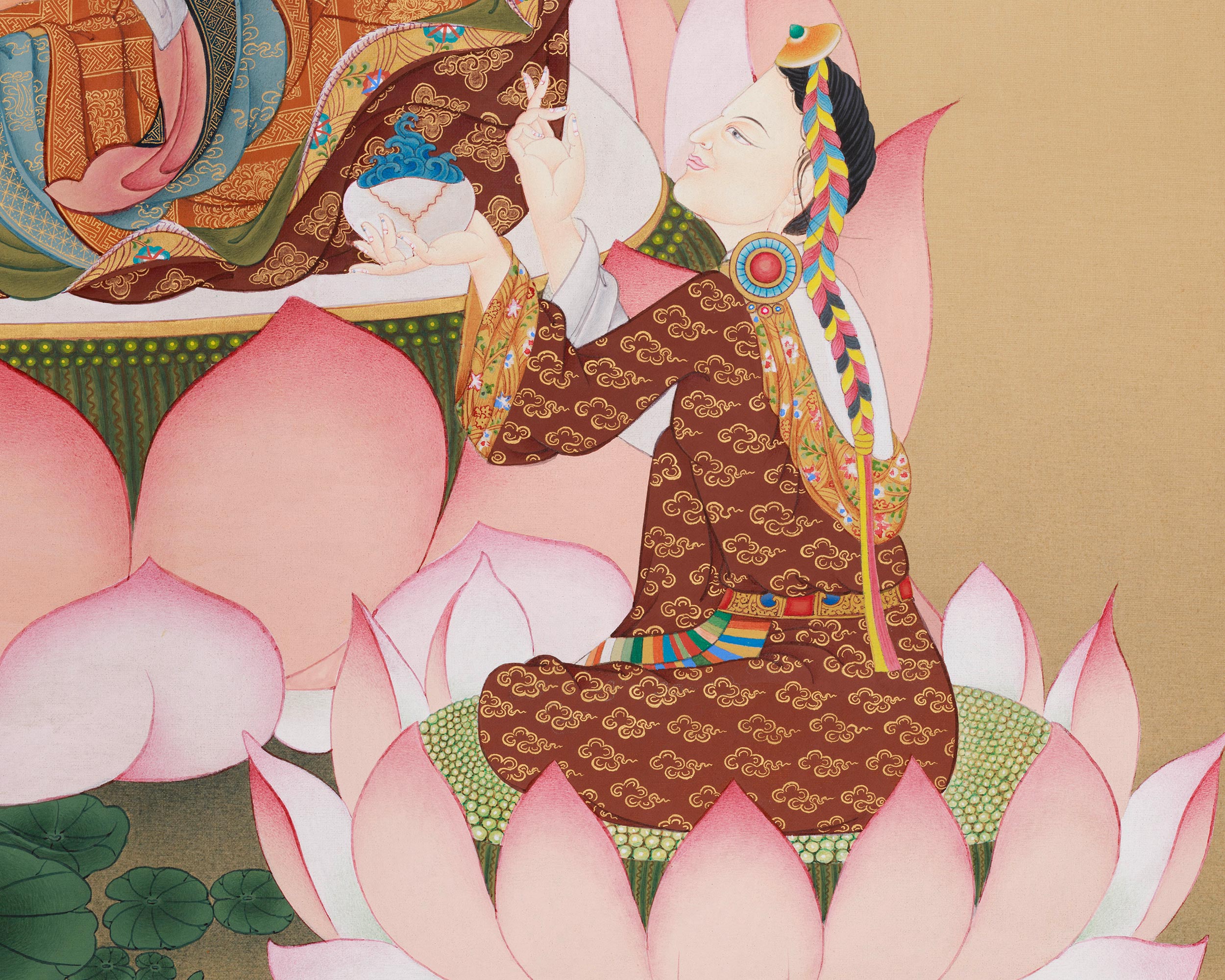 The Divine Union of Guru Rinpoche with Yeshe Tsogyal and Mandarva | Embodying Tantric Wisdom