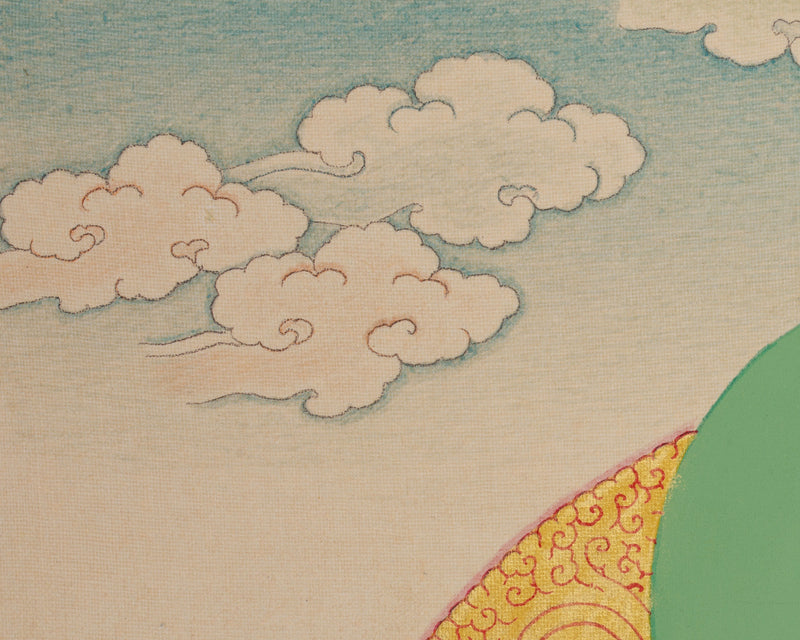 Blue Medicine Buddha Painting | Healing and Enlightenment