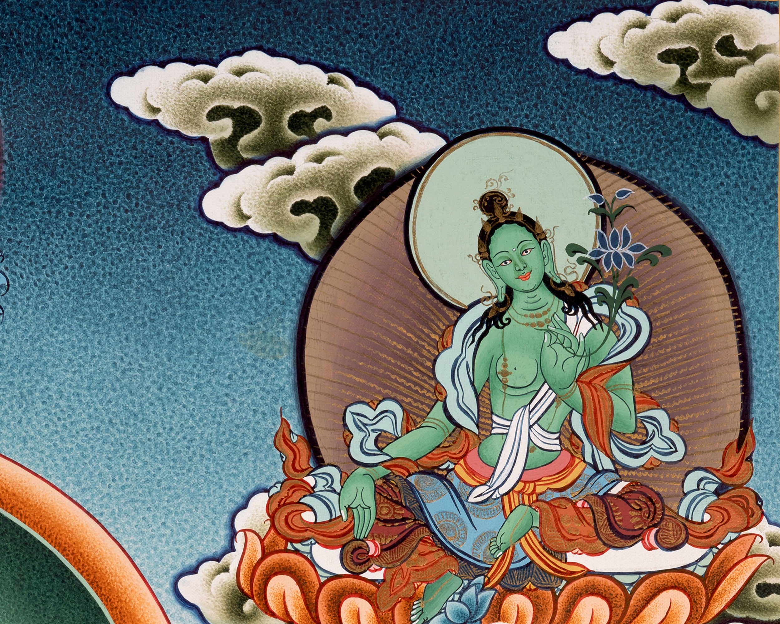 Buddhist Avalokiteshvara Chengrezig | Wall Decoration Thangka Painting