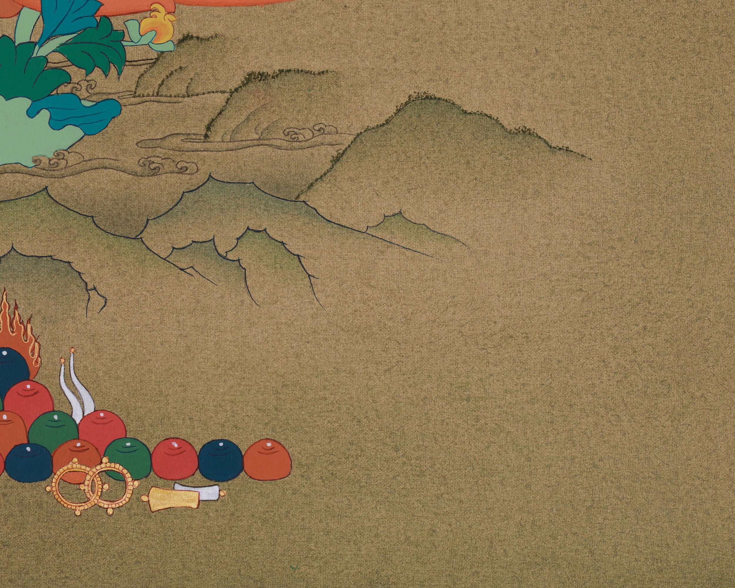 Traditional Chenrezig Artwork | Thangka of the Bodhisattva of Compassion