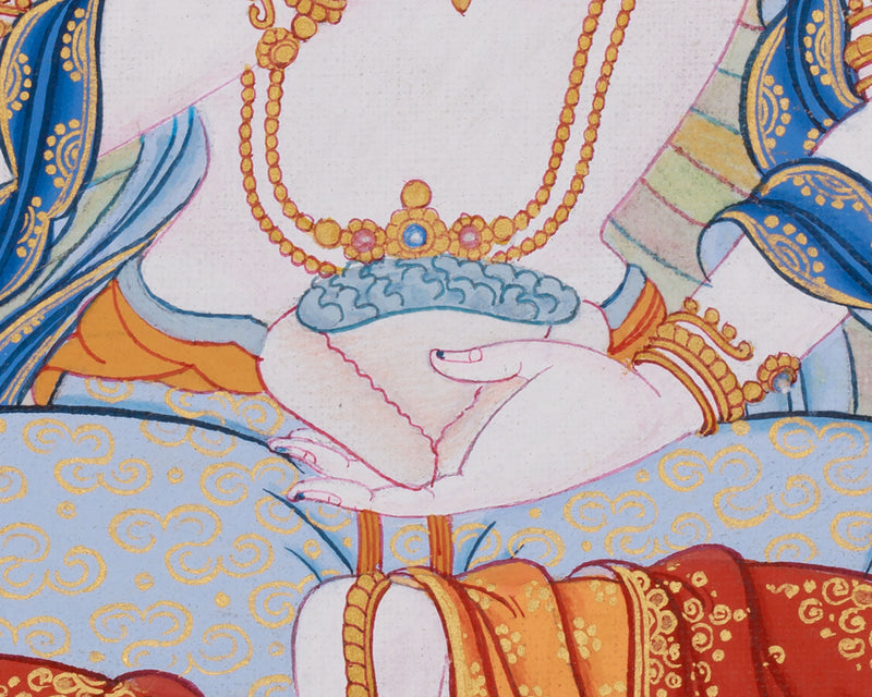 Beautiful Yeshe Tsogyel Thangka | Consort of Guru Padmasambhava