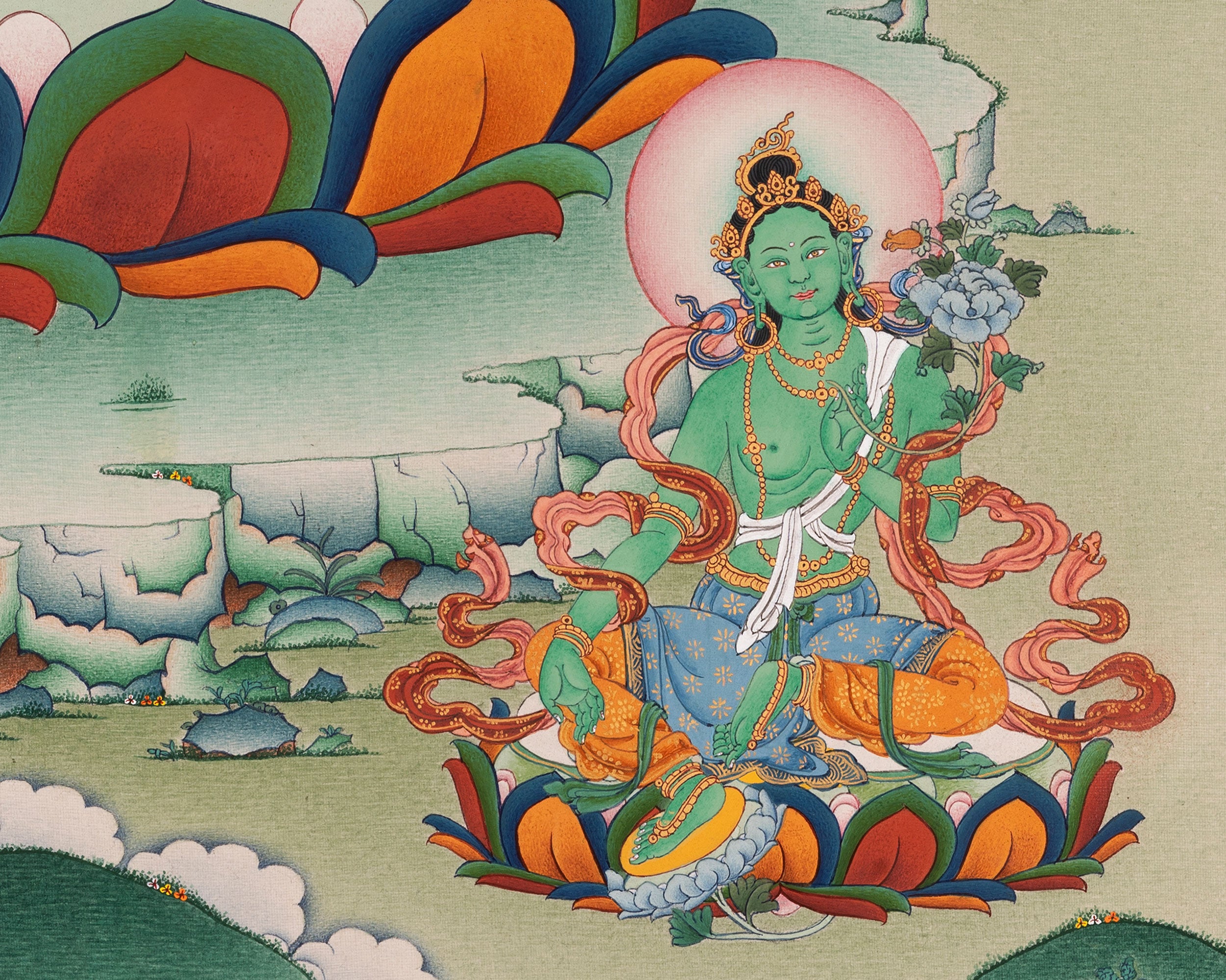 Two-Armed Chenrezig Print | Avalokiteshvara, Bodhisattva of Infinite Compassion