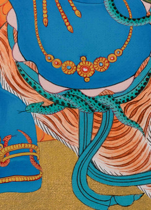 Bodhisattva Vajrapani Thangka | Tibetan Buddhist Art