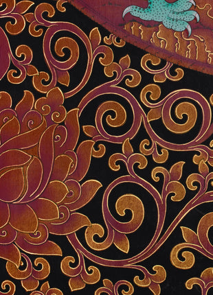White Dzambhala Thangka | The Guardian of Wealth and Fortune