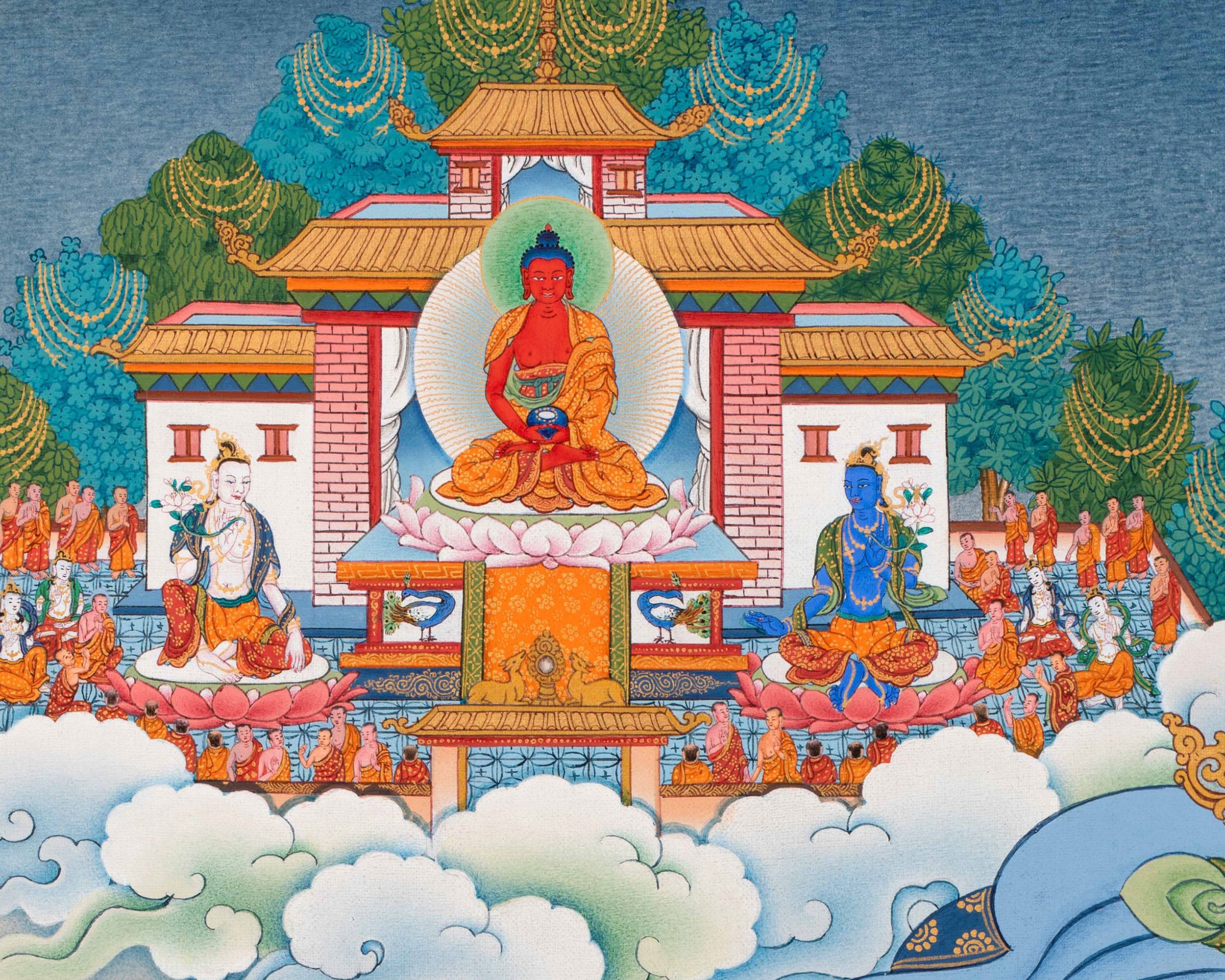 Wheel of Life Print | Depiction of Samsara | Digital Print on Hahnemühle Paper