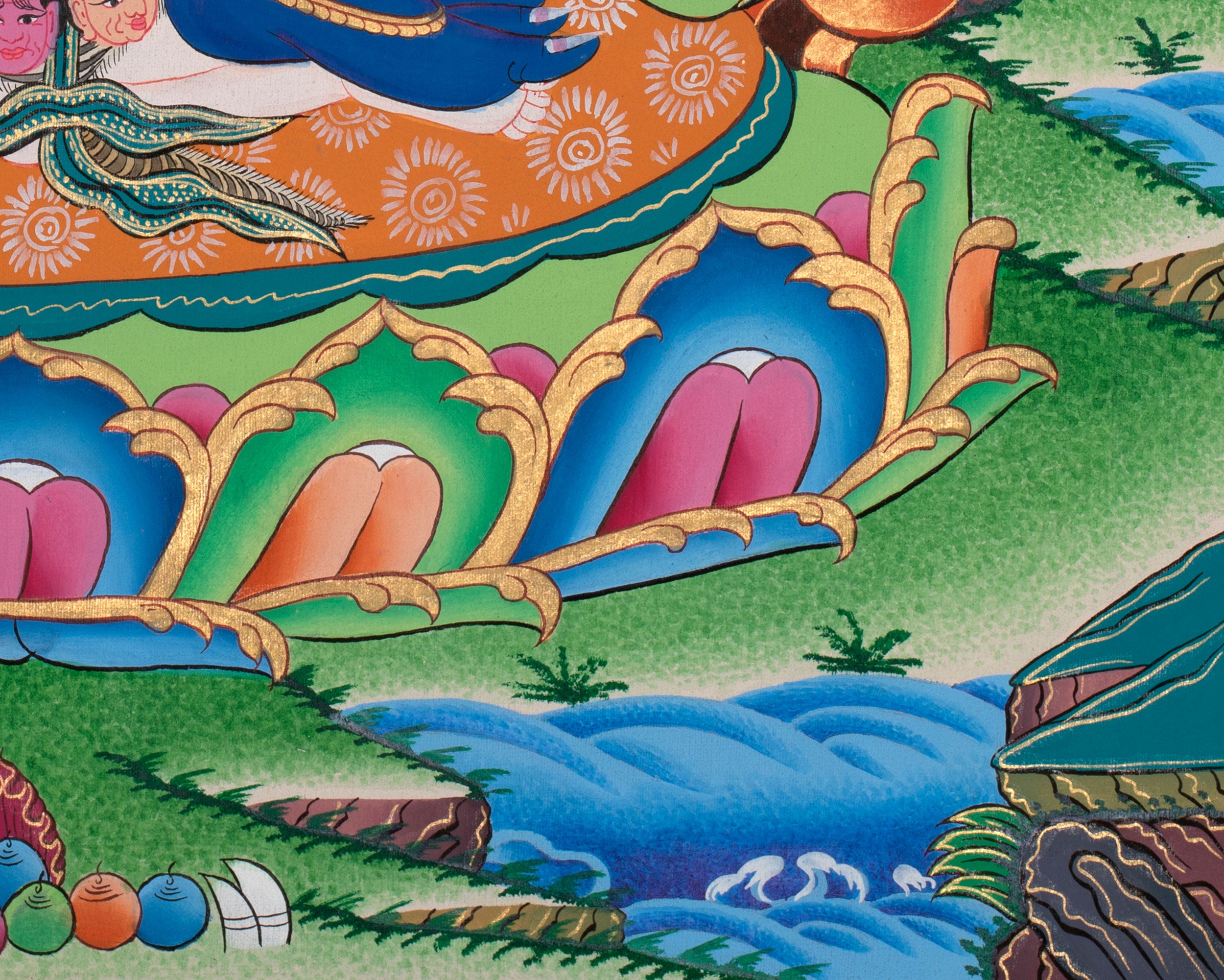 Shakya Mahakala Artwork | The Fierce Protector Deity of Tibetan Buddhism