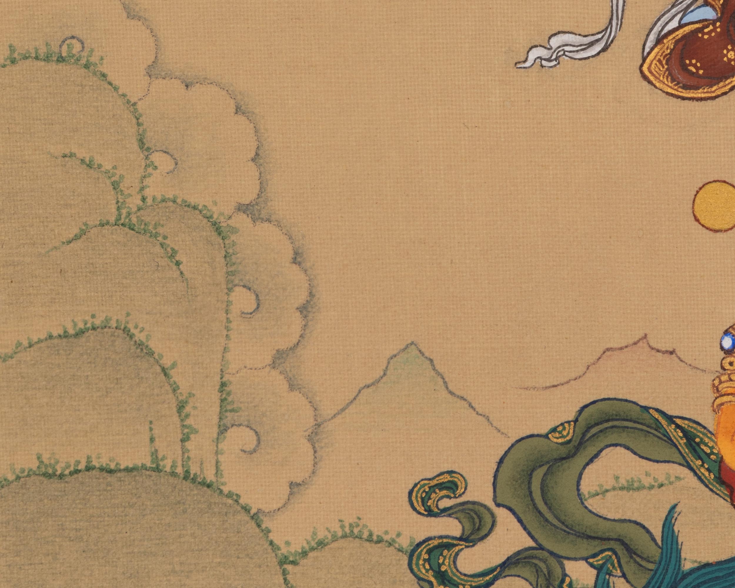 Vaishravana Thangka | Guardian King and Protector Deity In Buddhism | Namtoshe Art