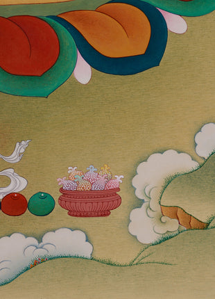 Vajrapani: Shakyamuni’s Protector Thangka | Tibetan Dharmapala