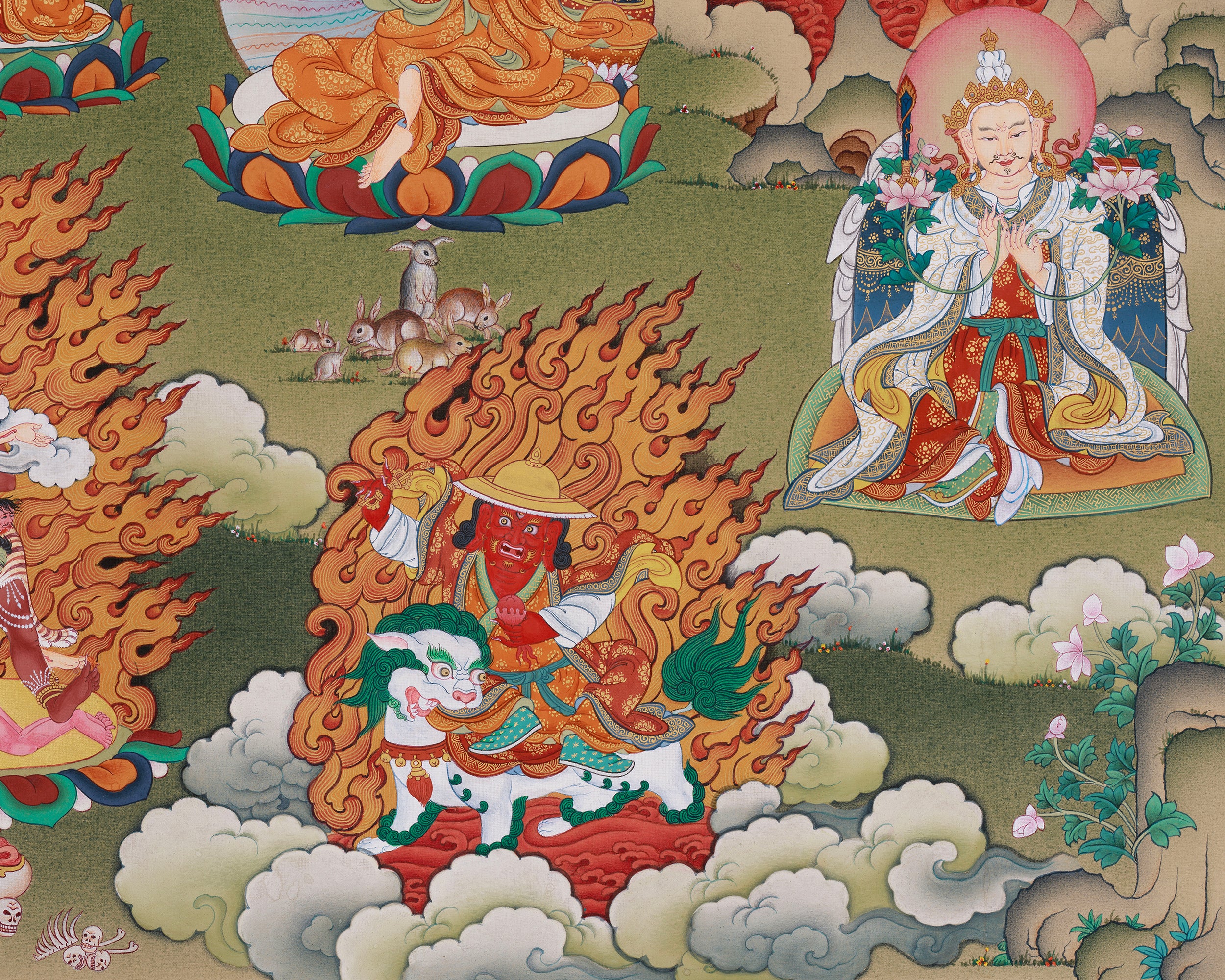 Guru Sangye Painting | Divine Buddhist Art of Guru Rinpoche’s Enlightened Form