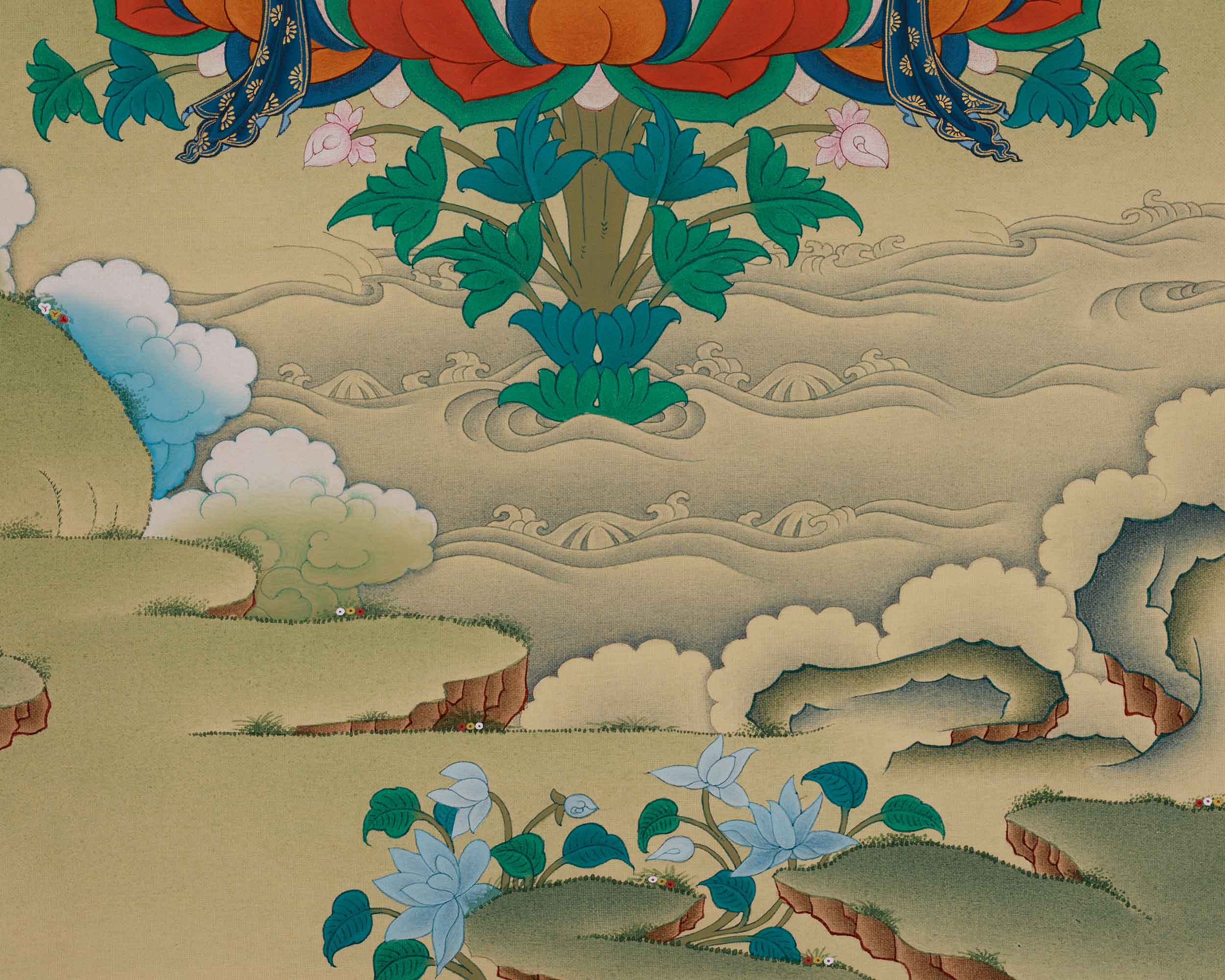 Goddess White Tara thangka | Symbol Of Compassion