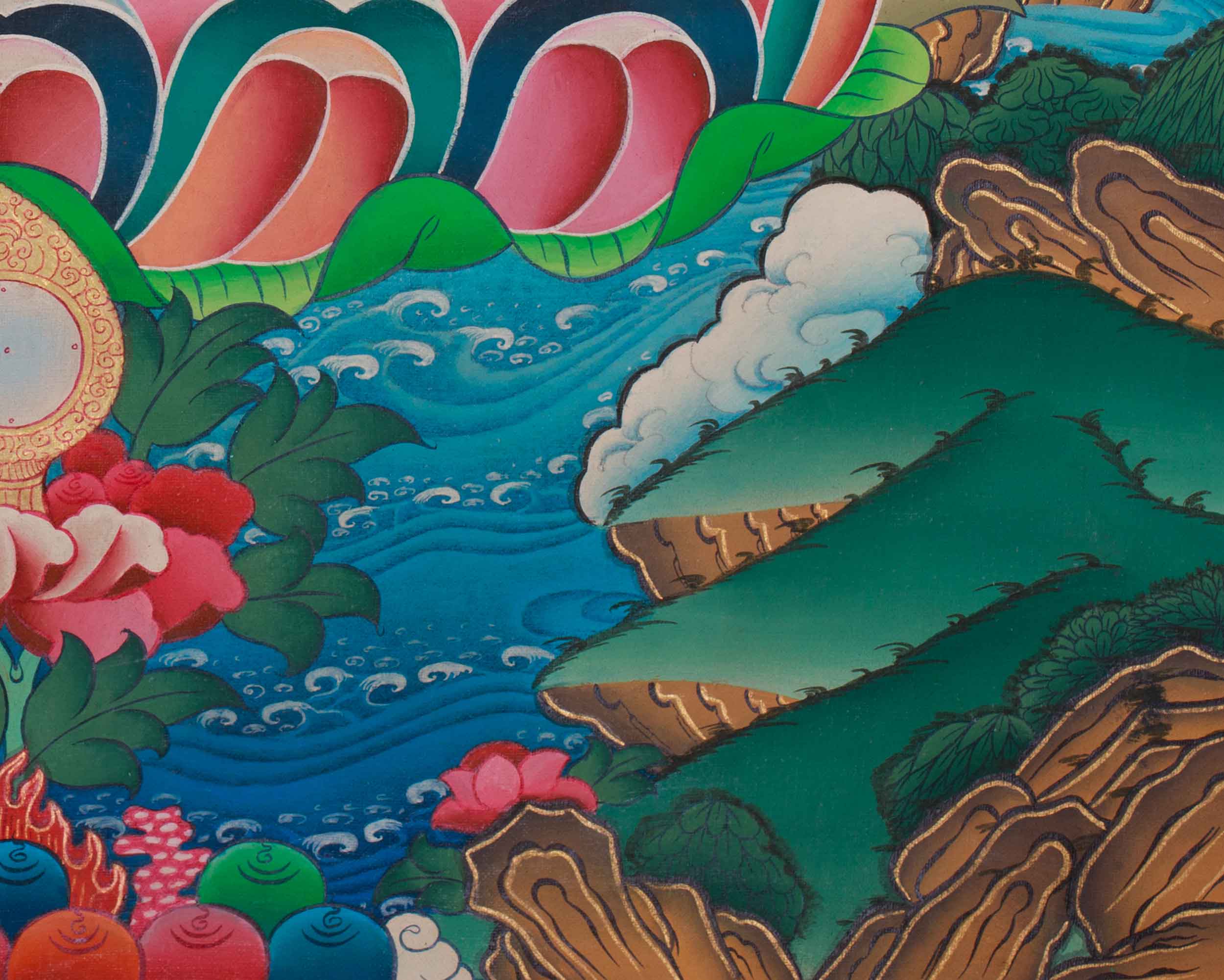 Vajrasattva Shakti Thangka | Embodying the Divine Masculine and Feminine Energy