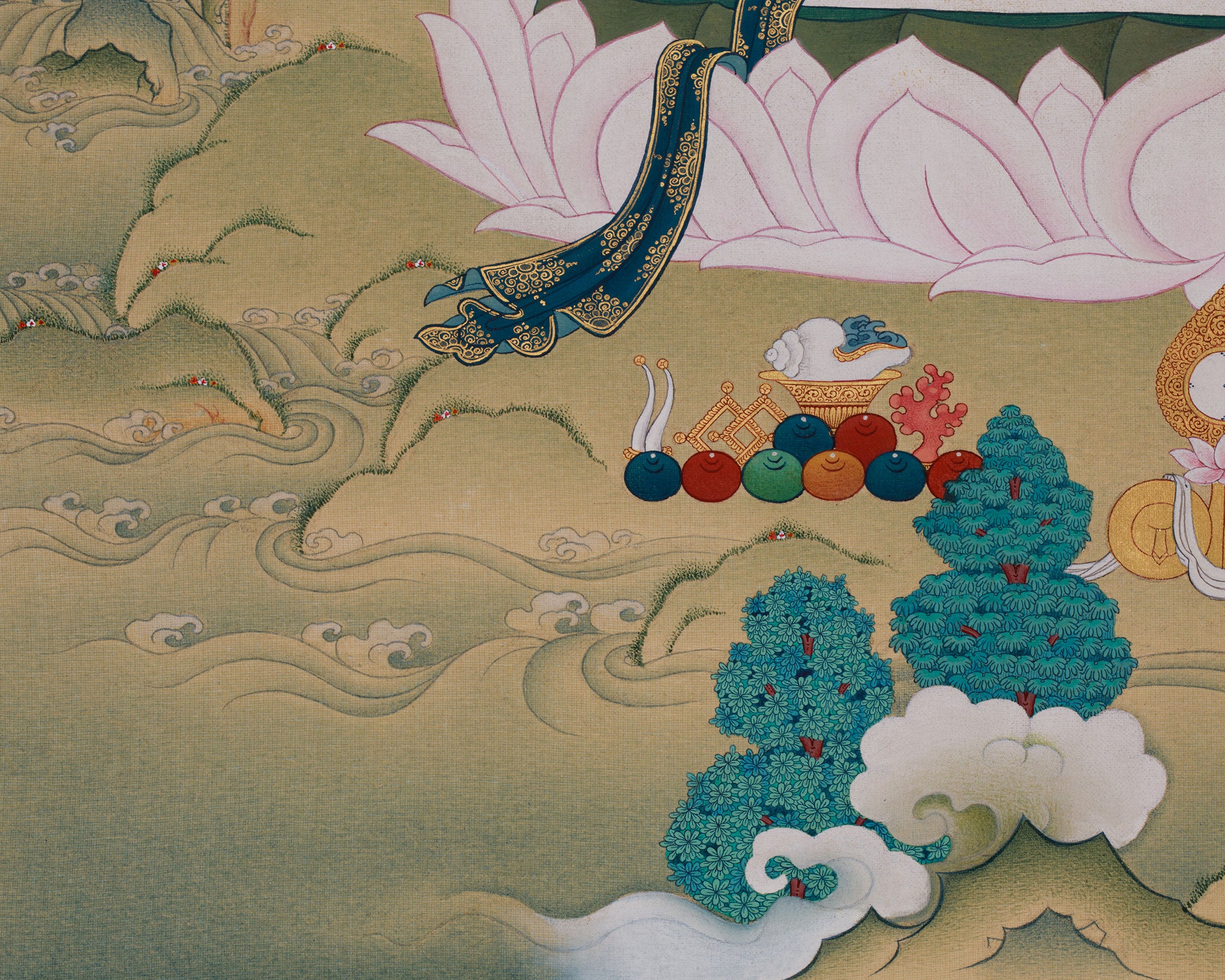 Goddess White Shyama Tara Thangka | The Swift One