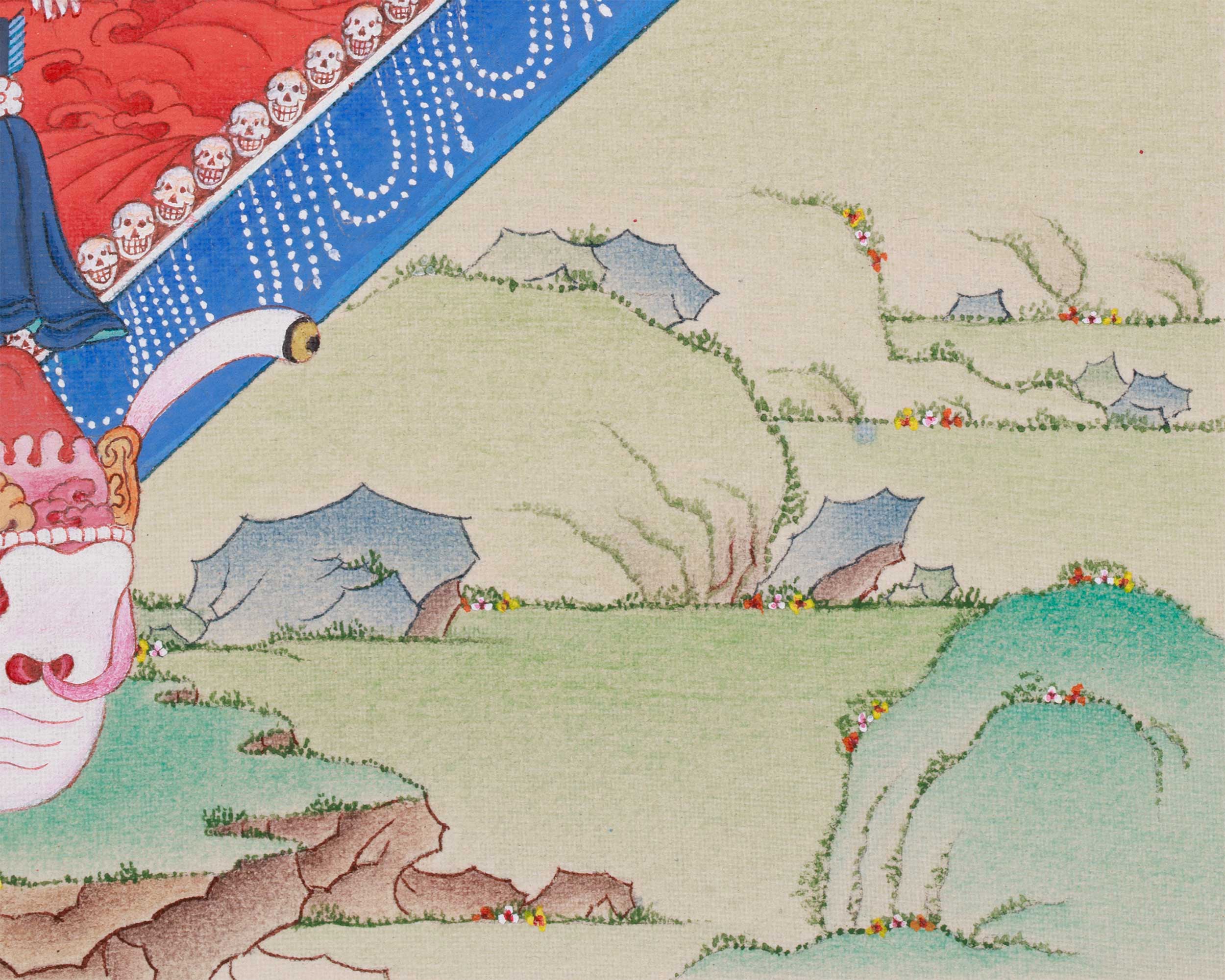 Wrathful Ekajati Thangka | One-Eyed Guardian Deity of Enlightenment