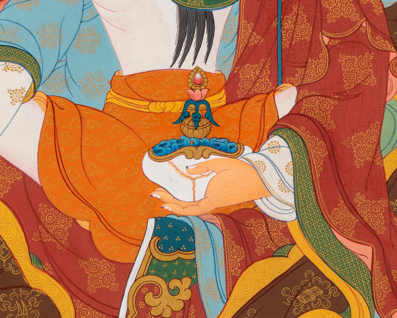 Guru Rinpoche with Consort Giclee Print | High-Quality Padmasambhava Artwork