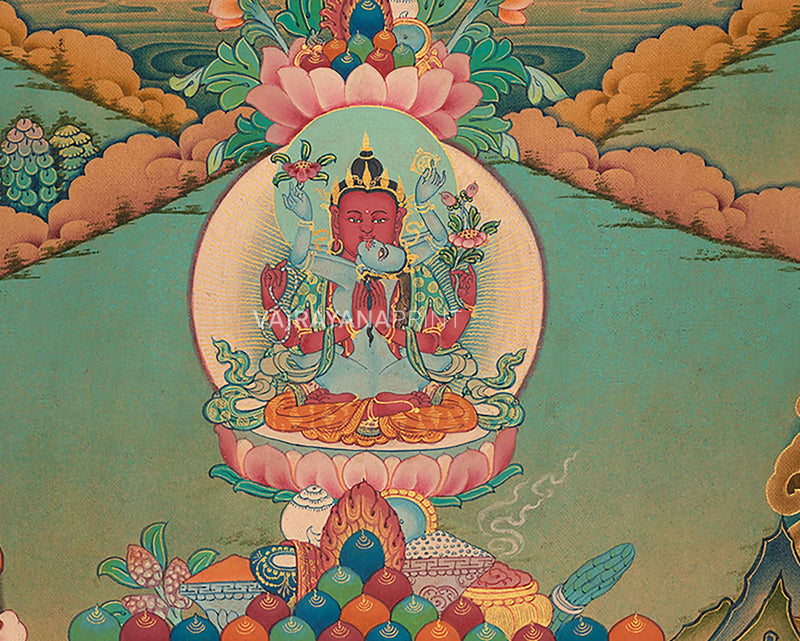Mount Chenresig | Bodhisattva Art| Buddhist Wall Decor
