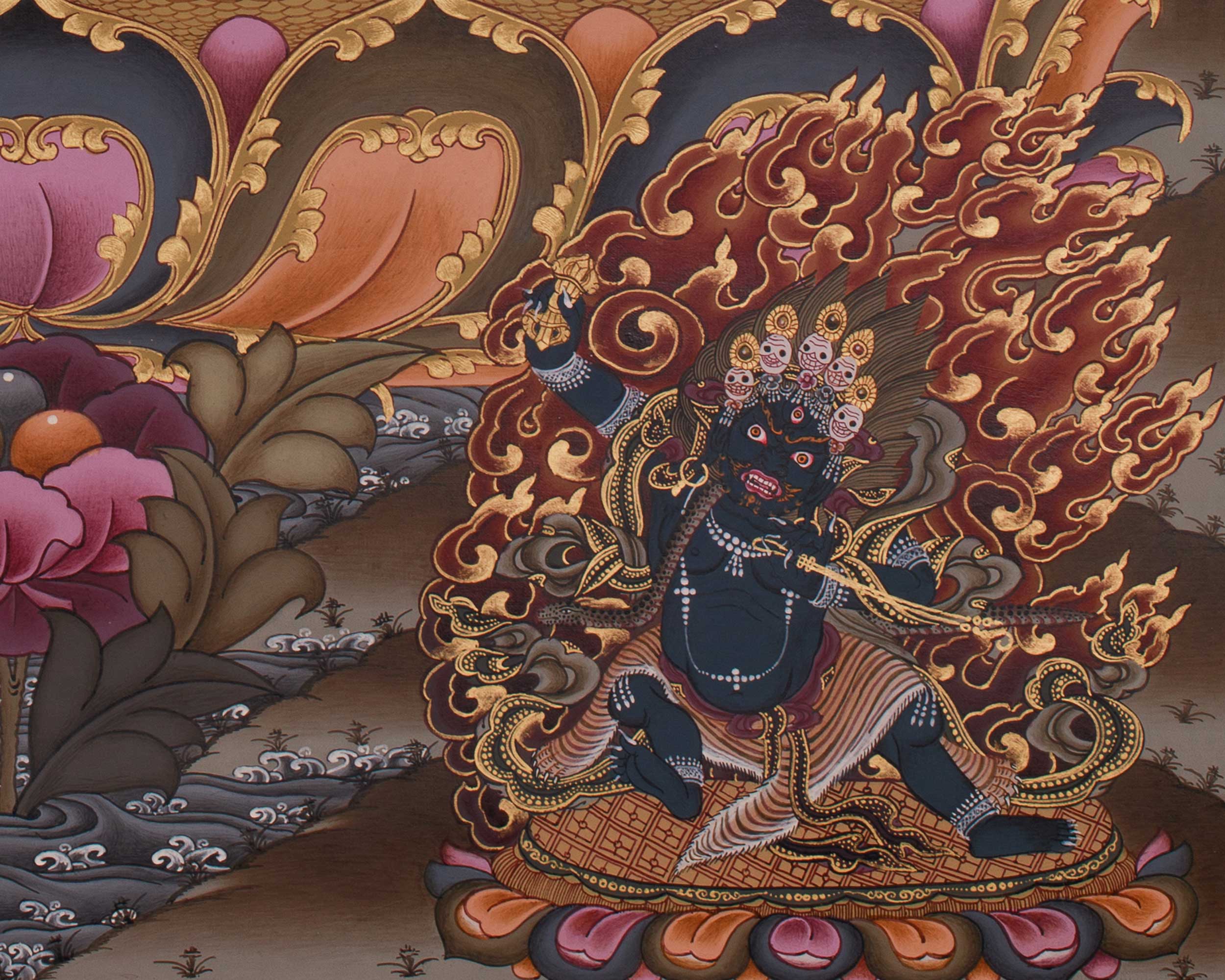 Divine Four-Armed Chenrezig | Avalokiteshvara Art