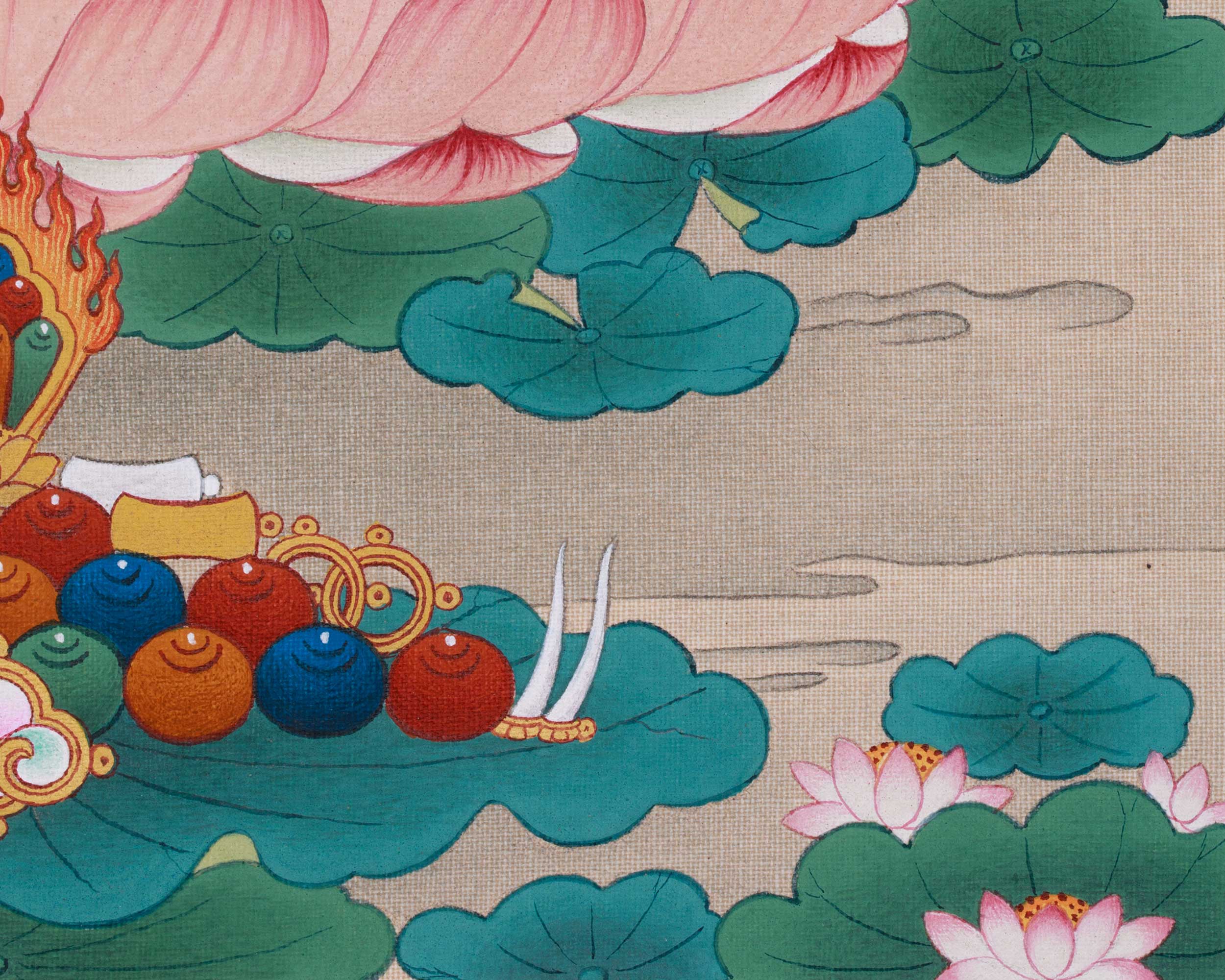 Shakyamuni Buddha Peaceful Thangka | A Sacred Symbol of Enlightenment and Tranquility