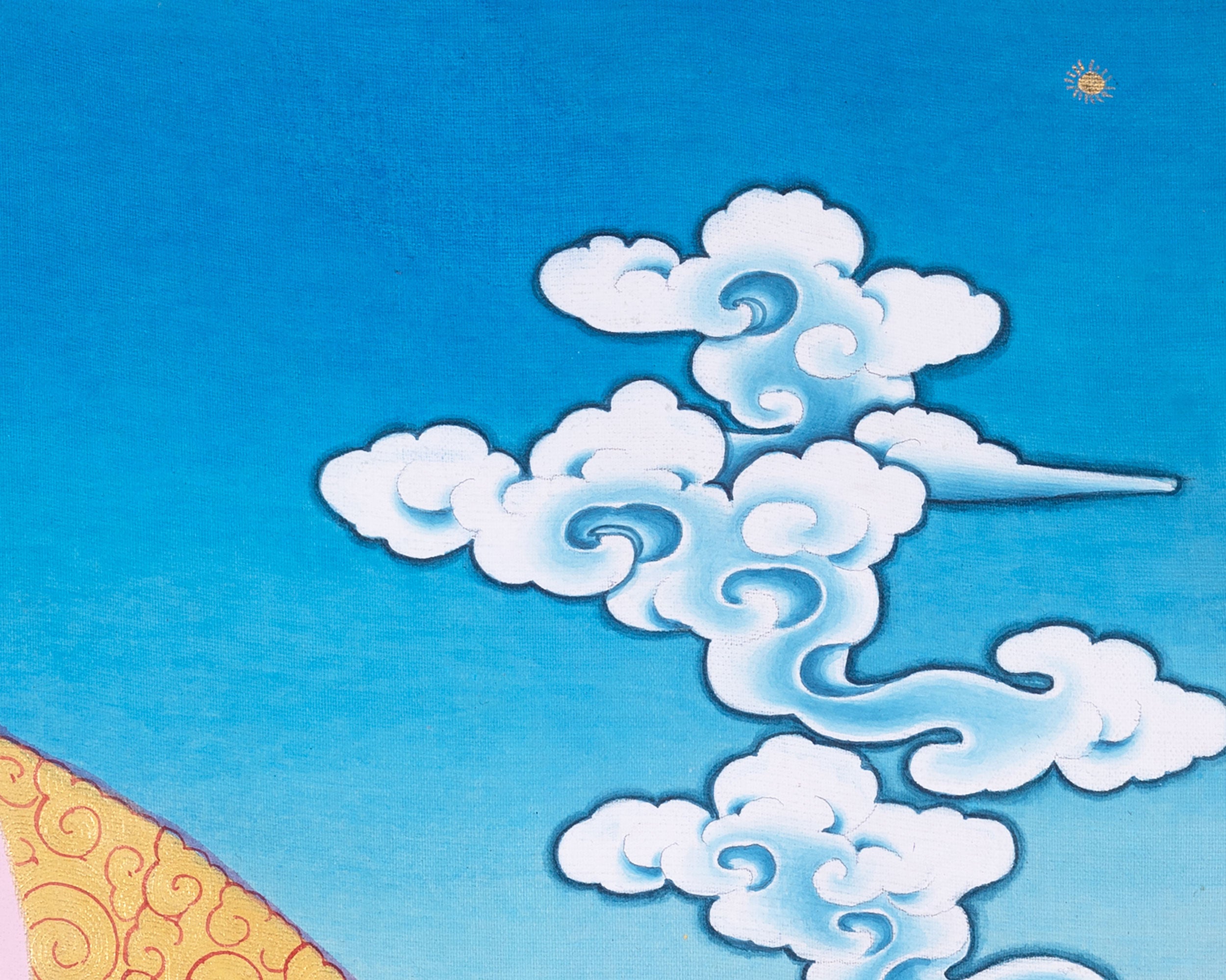 Samantabhadra Yab Yum Buddha Thangka | Thangka for Meditation & Spiritual Awakening