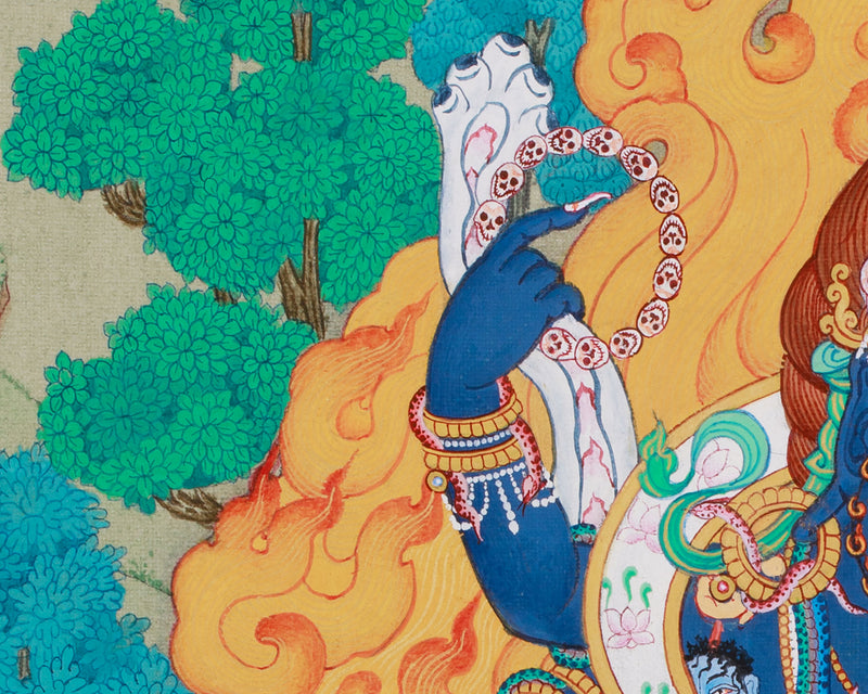 Six-Armed Mahakala Thangka | Protector of Wisdom and Compassion