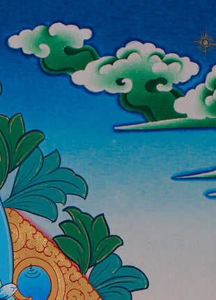 Hand Painted Chenrezig Thangka | Avalokiteshvara Thangka Art