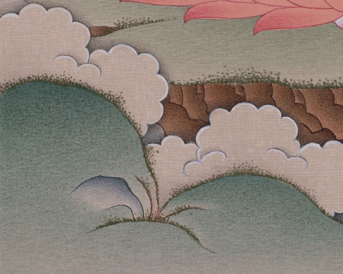 Vajrasattva Spiritual Art | Purification and Wisdom Deity