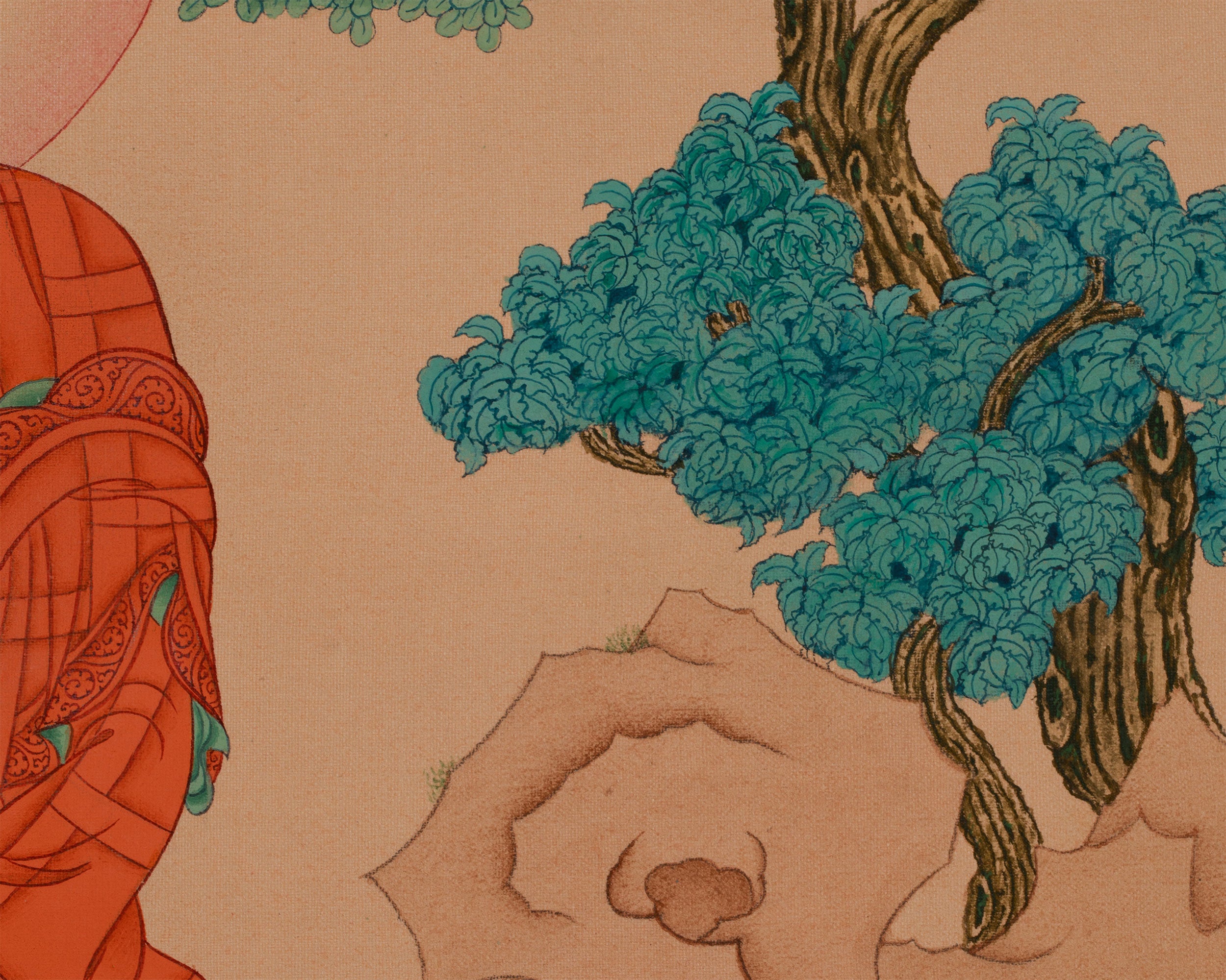 Buddha of Healing, Sangye Menla | Buddha Wall Art for Health and Spiritual Wellness